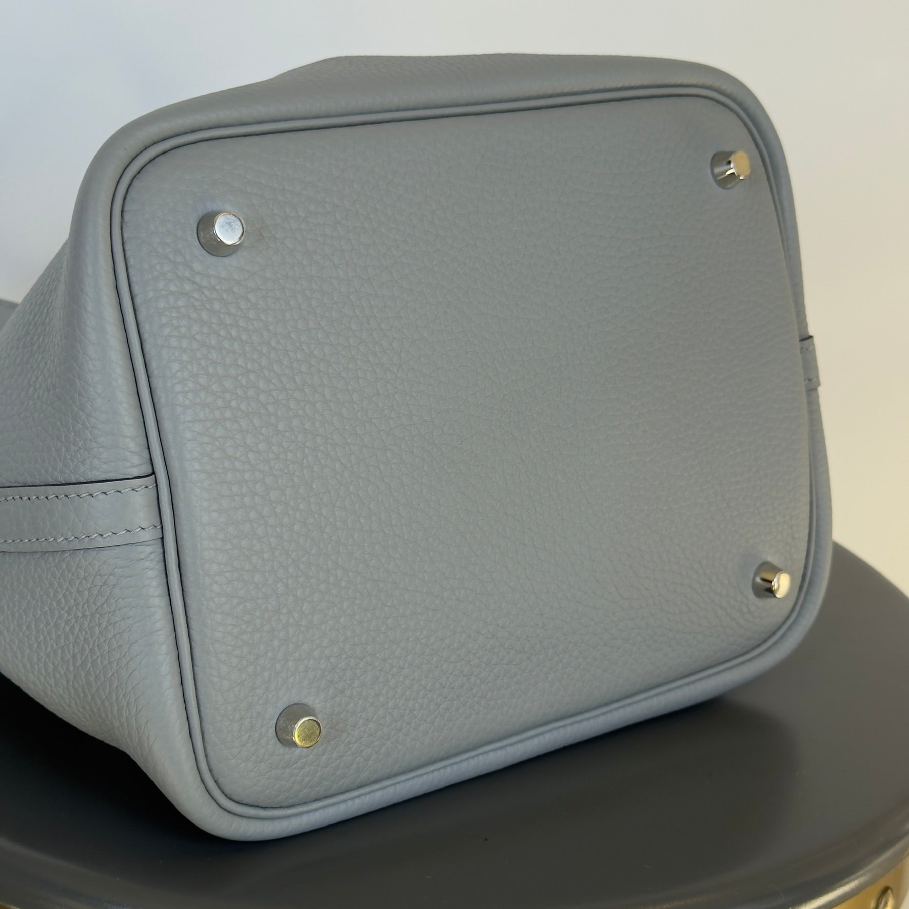 Hermes 2025 Clemence Picotin Lock 22 Gris Pantin