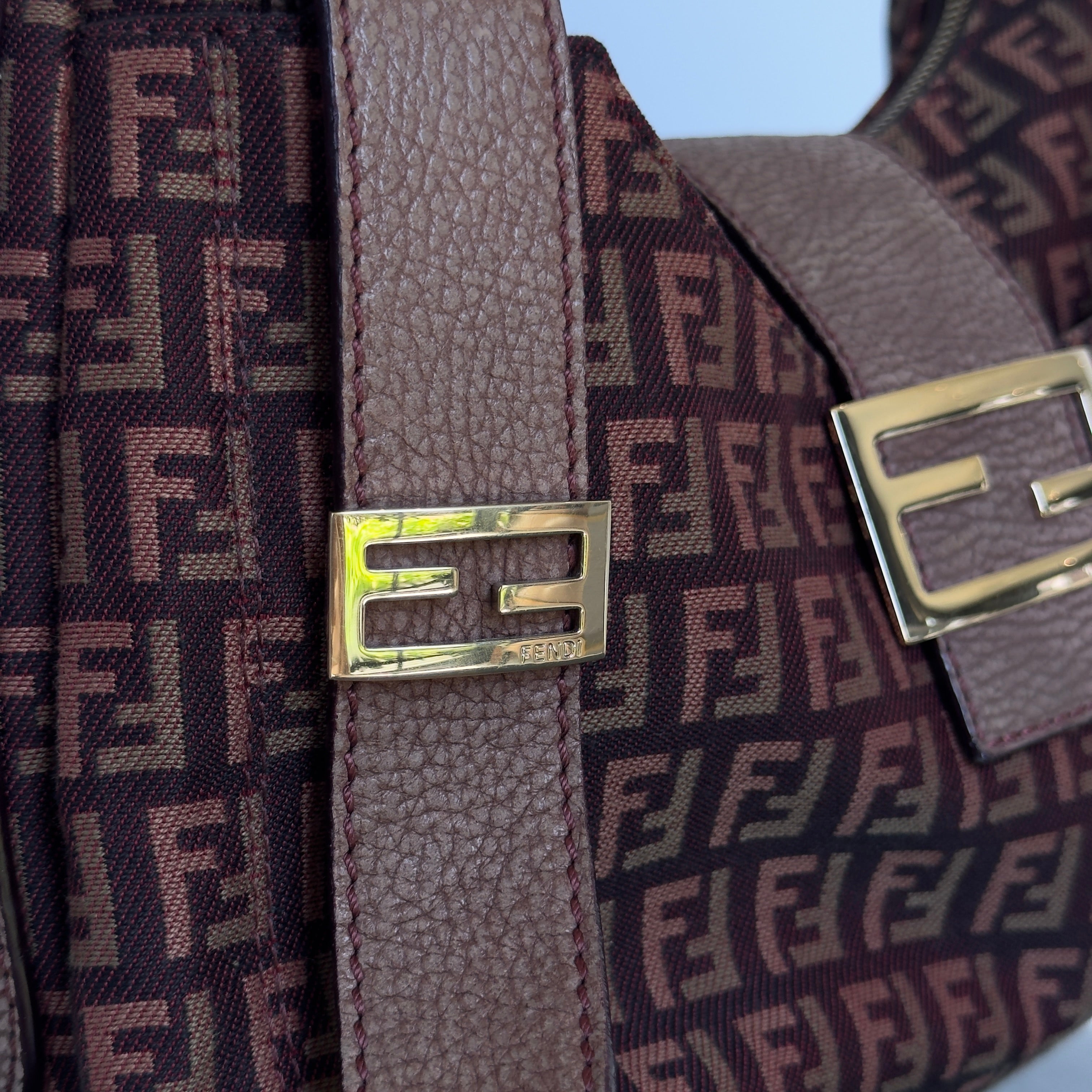 Fendi Zucchino Hobo Bag - Queen May