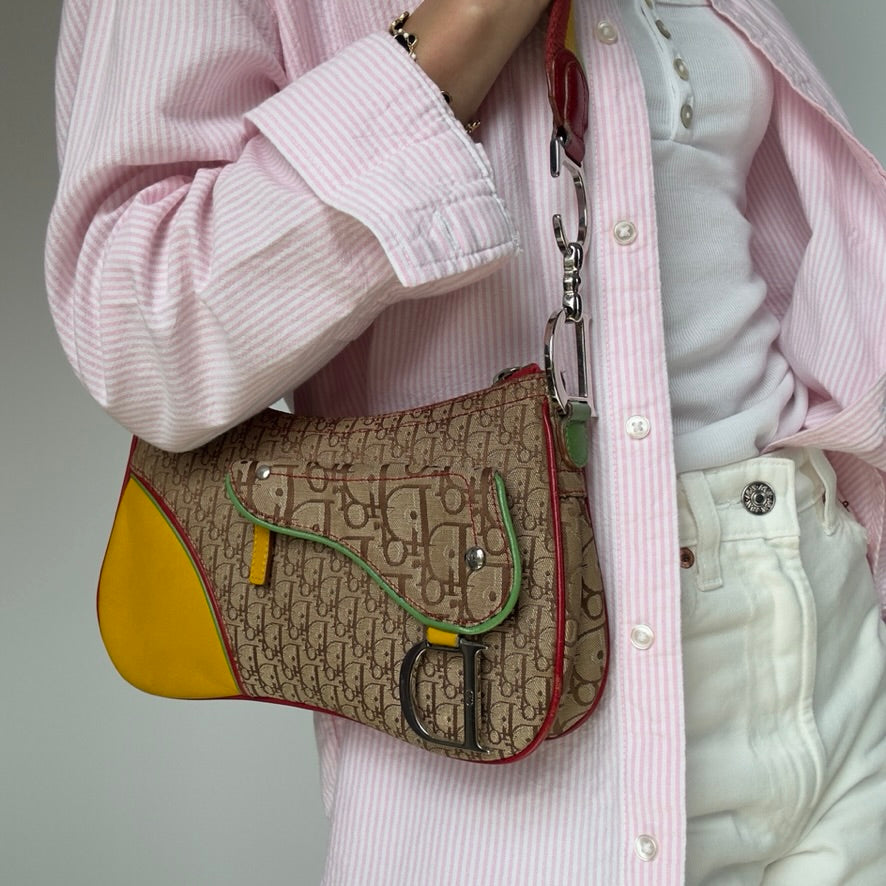 Dior Diorissimo Rasta Trotter Shoulder Bag - Queen May