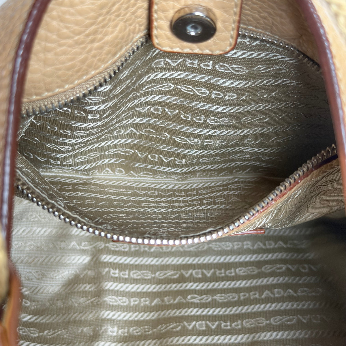 Prada Vitello Daino Rope Hobo Bag - Queen May