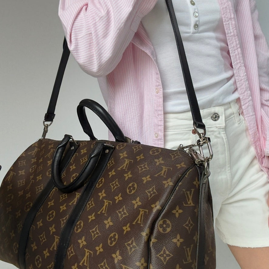 Louis Vuitton Macassar Keepall 45 Bandouliere - Queen May