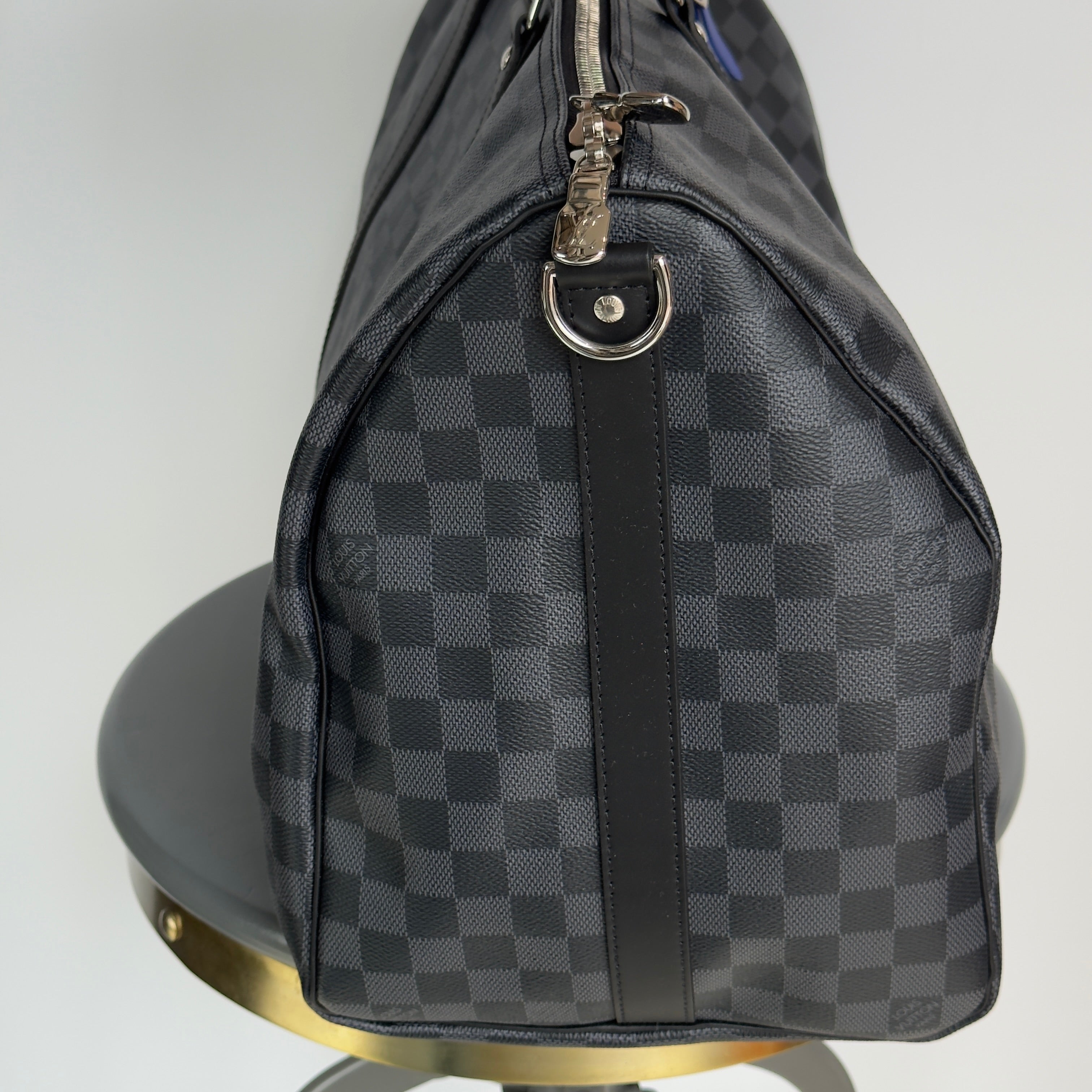 Louis Vuitton Keepall Bandouliere 50 Damier Graphite Indigo - Queen May