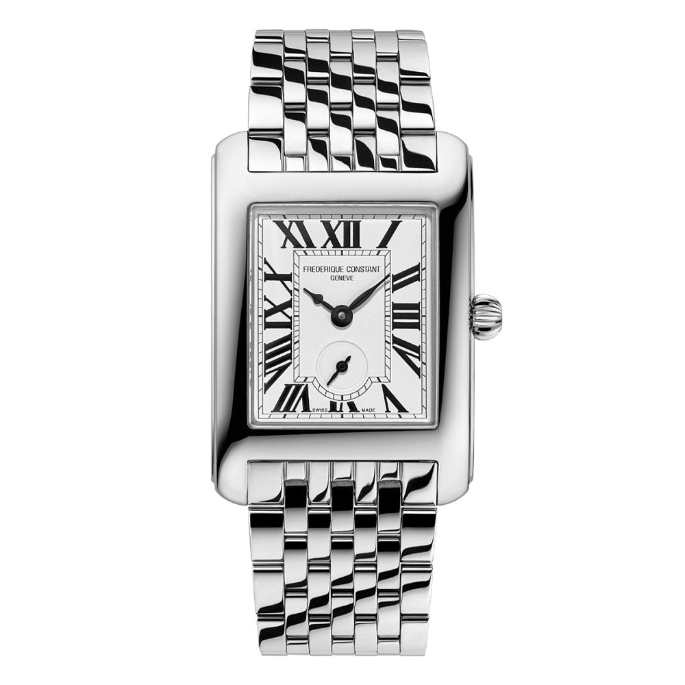 Frederique Constant Classics Carrée Small Seconds White Dial - Queen May