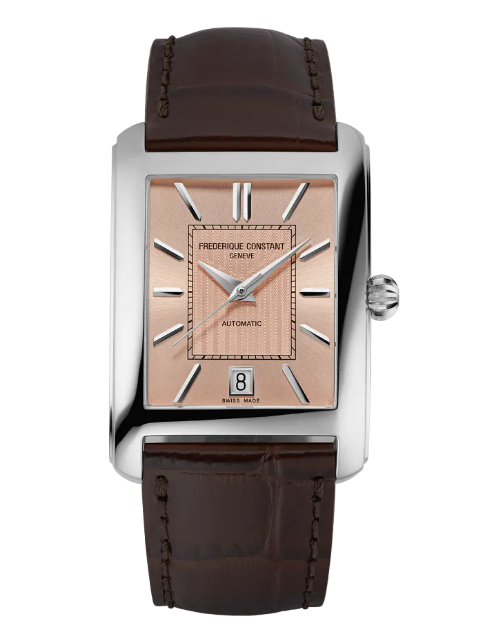 Frederique Constant Classics Carrée Automatic Salmon Dial - Queen May