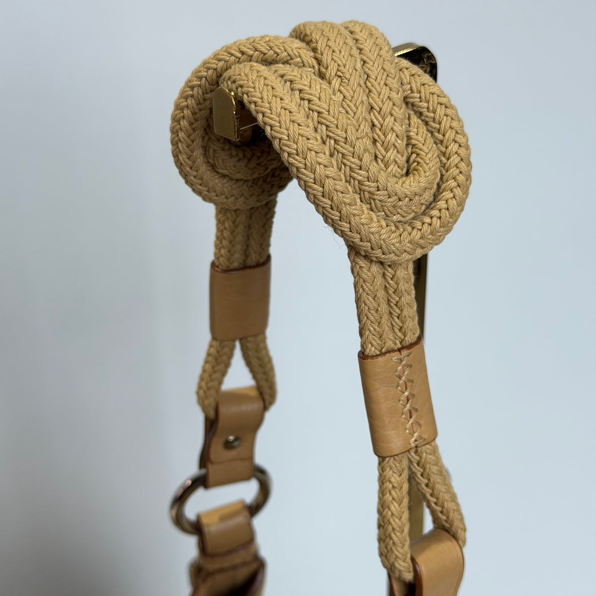 Prada Vitello Daino Rope Hobo Bag - Queen May