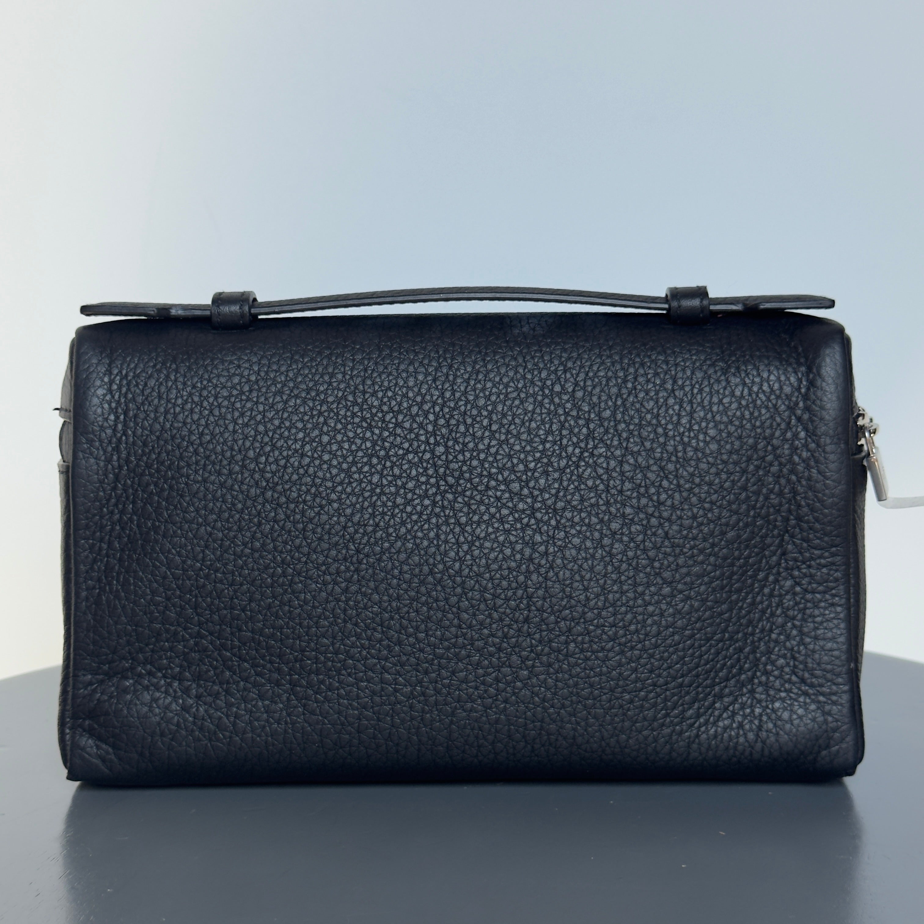 Loro Piana L19 Tender Extra Pocket Pouch Black - Queen May
