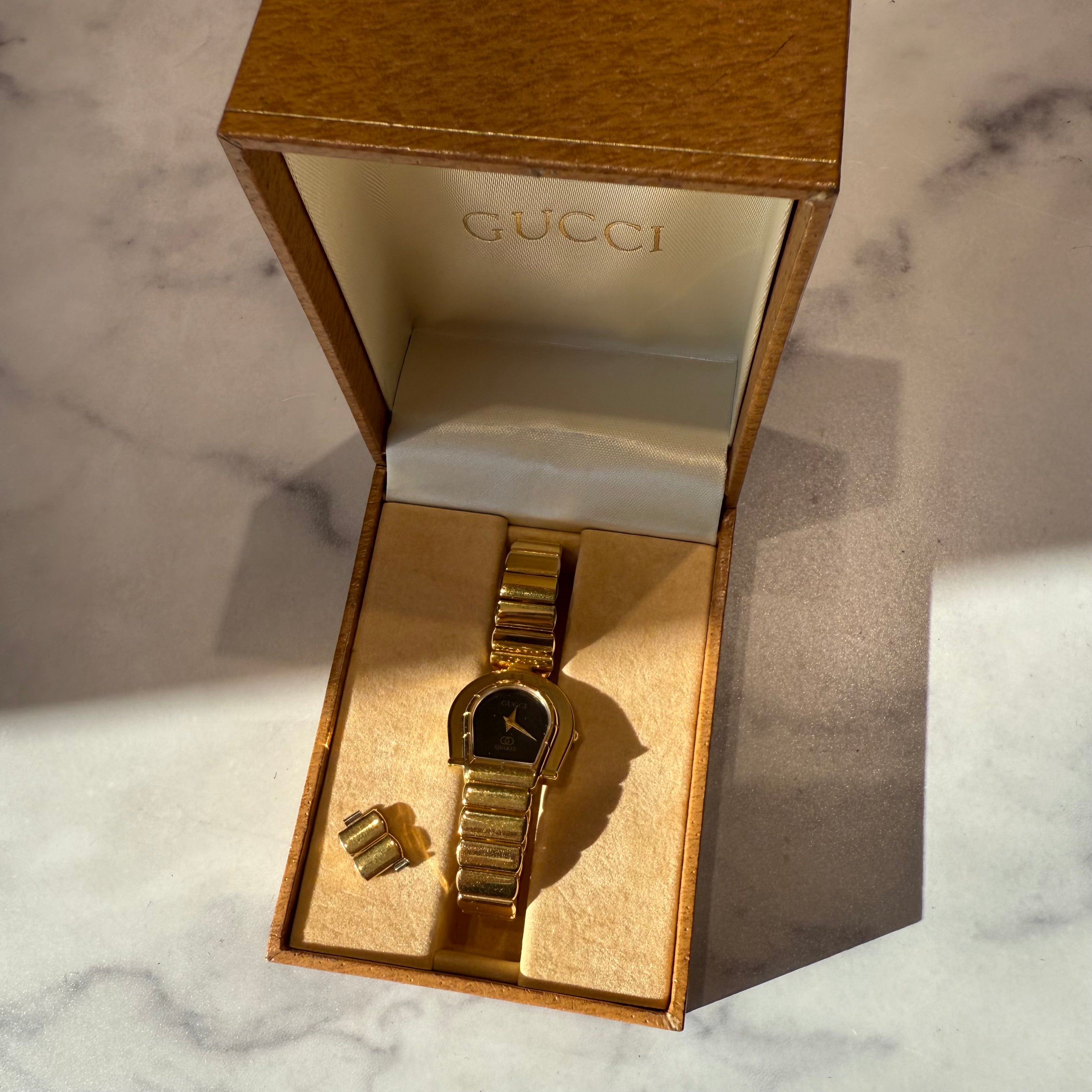 Rare Vintage Gucci Horsebit Watch - Queen May