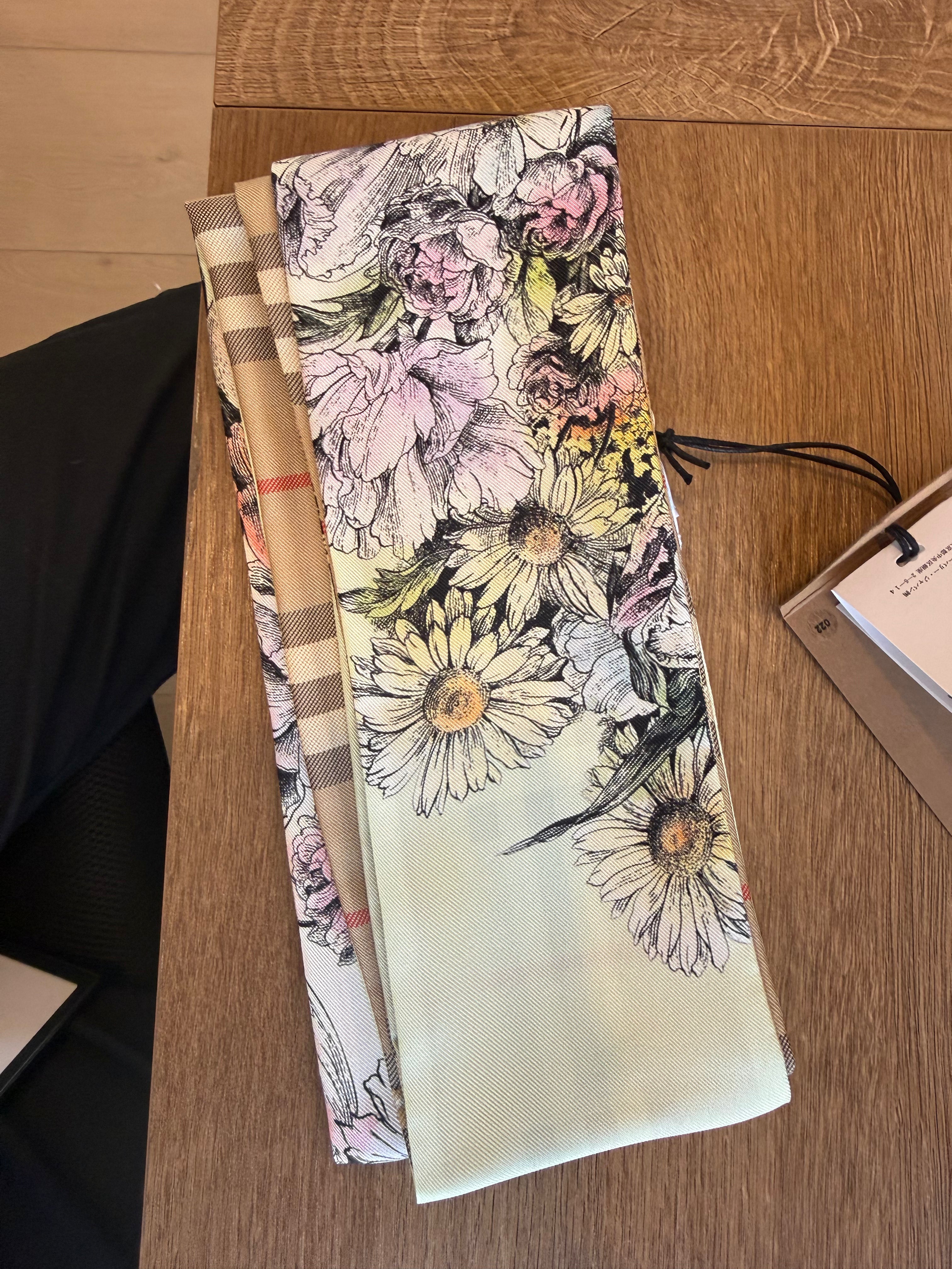Burberry Skinny Silk Scarf