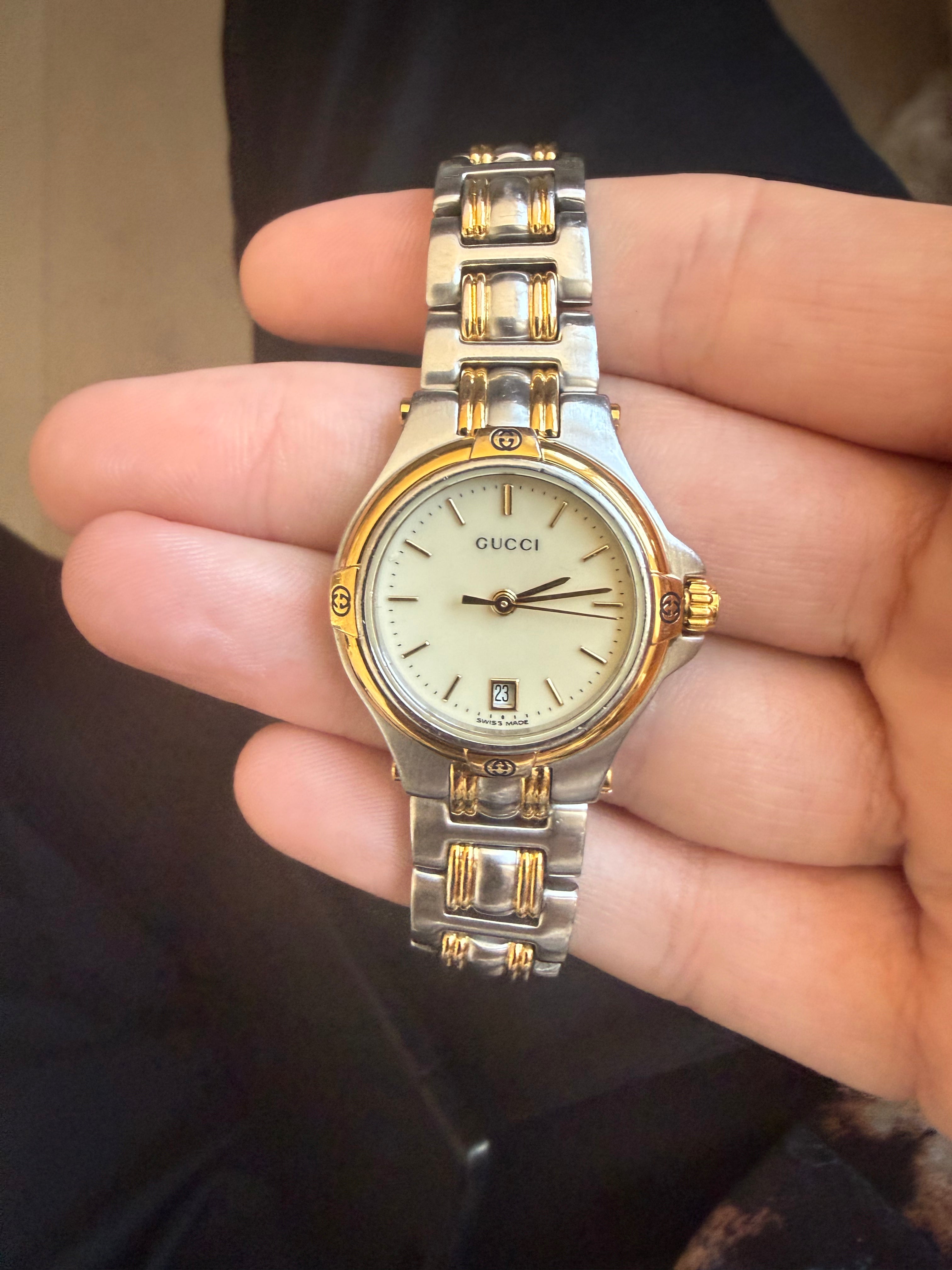 Gucci Two Tone 9040L Watch - Queen May