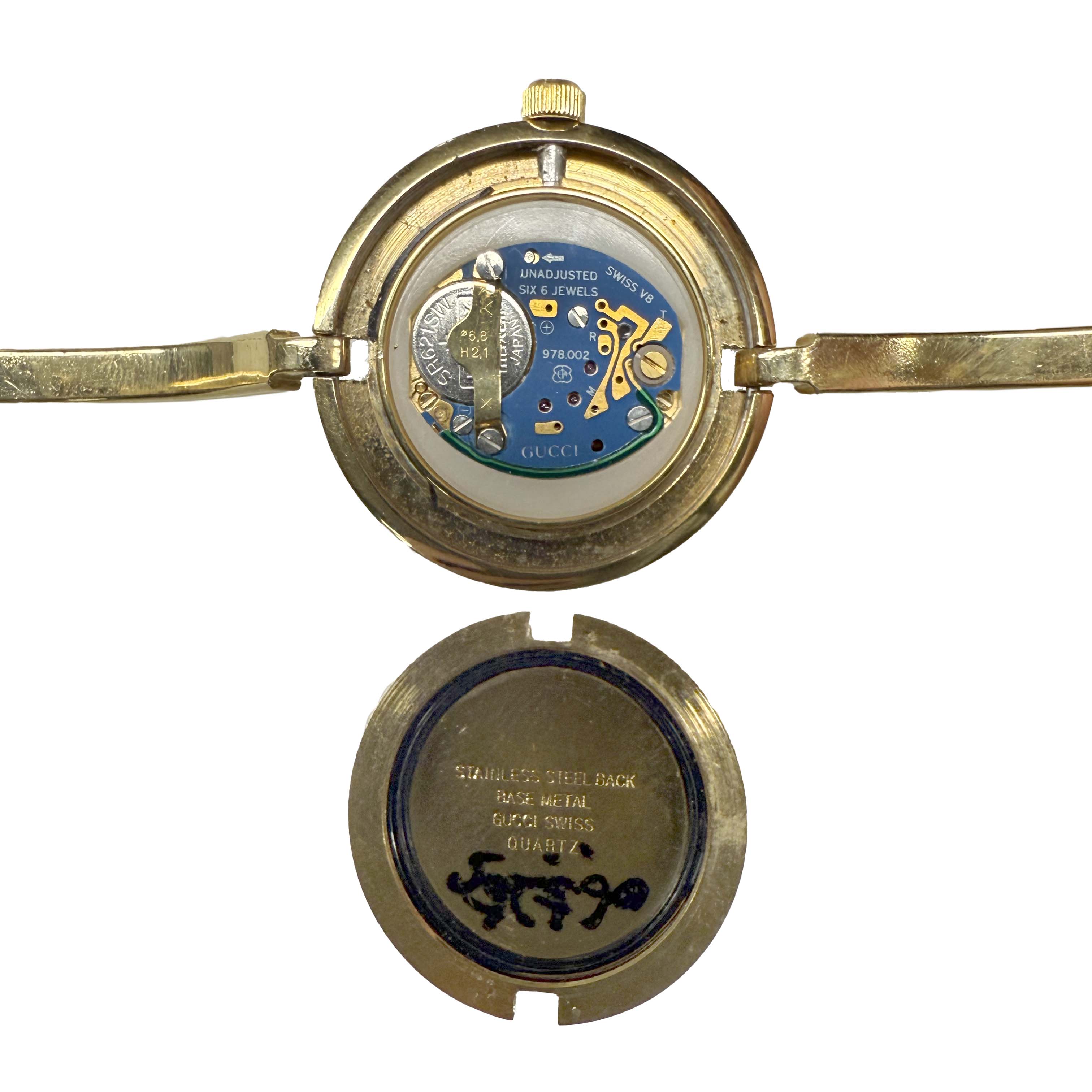 Vintage Gucci Interchangeable Bezel Watch (#8) - Queen May