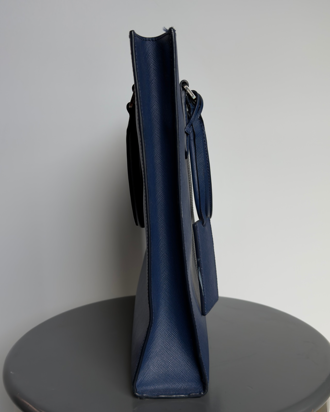 Prada Blue Saffiano Leather Tote