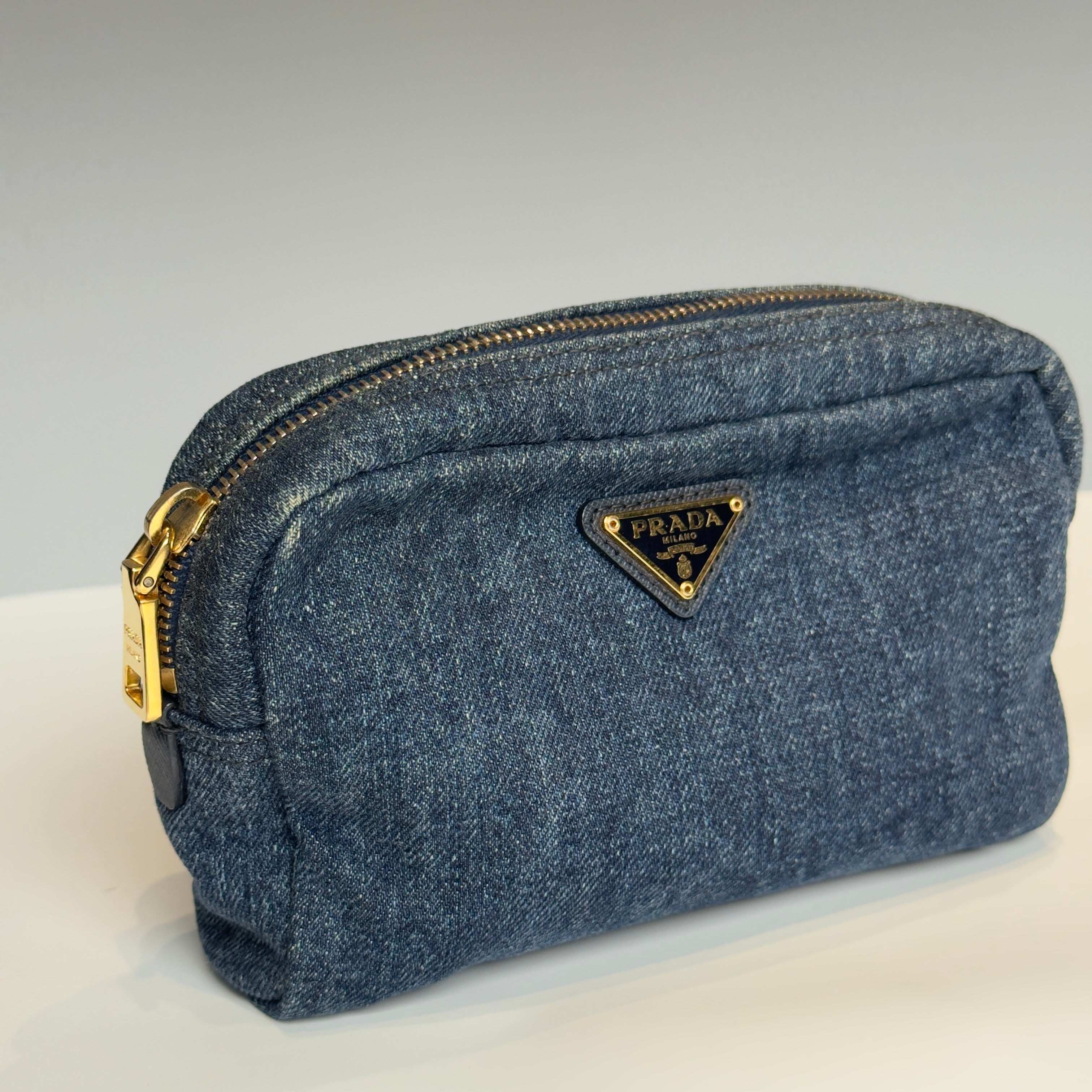 Prada Denim Pouch - Queen May