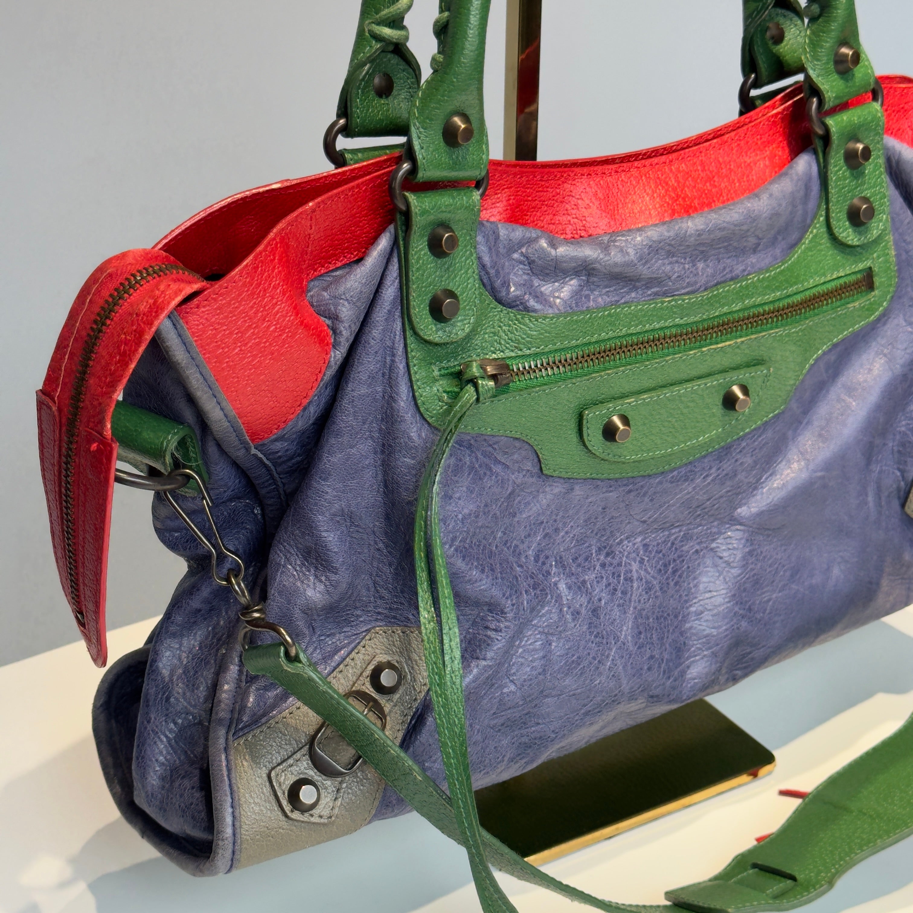 Balenciaga Multicolor First City Bag - Queen May