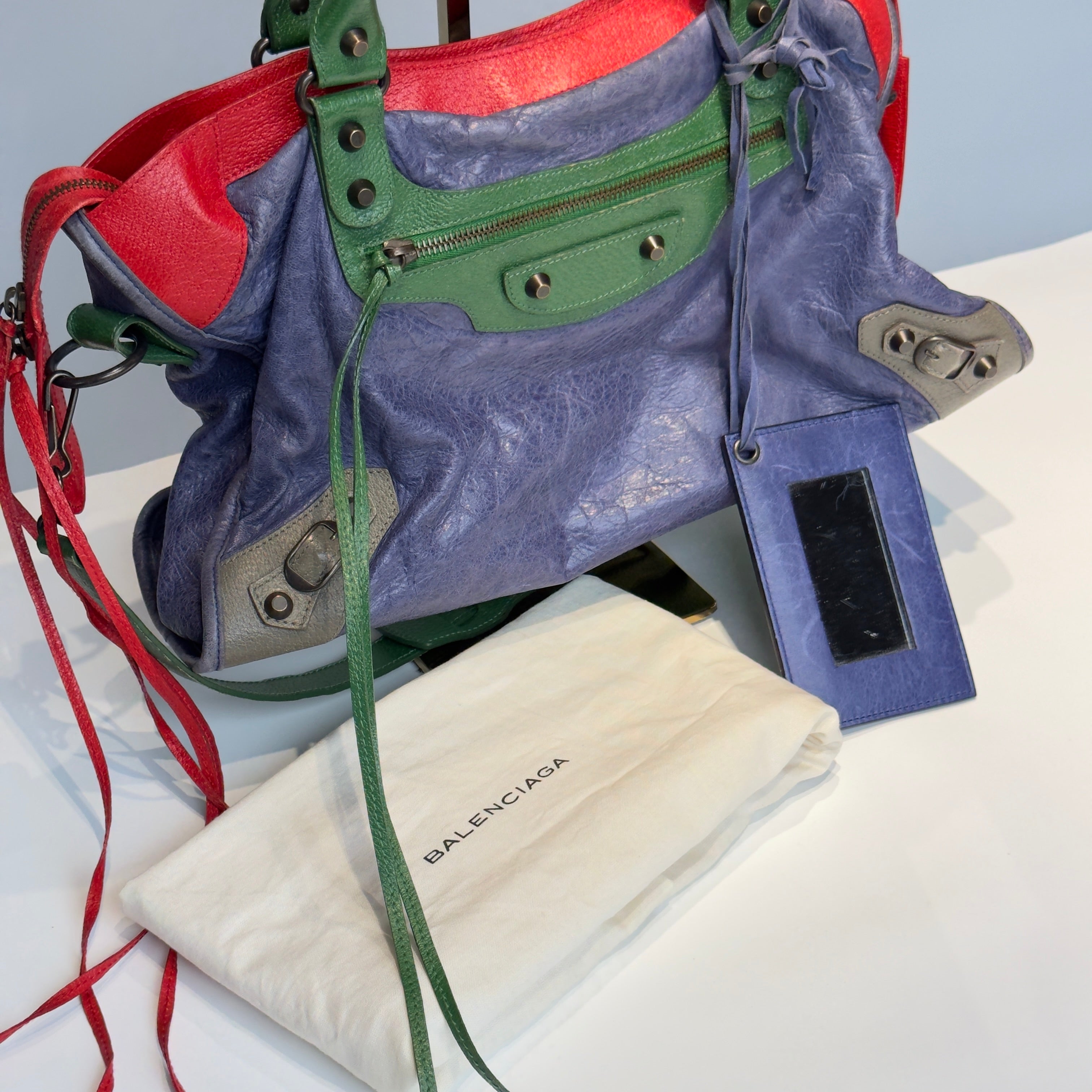 Balenciaga Multicolor First City Bag - Queen May