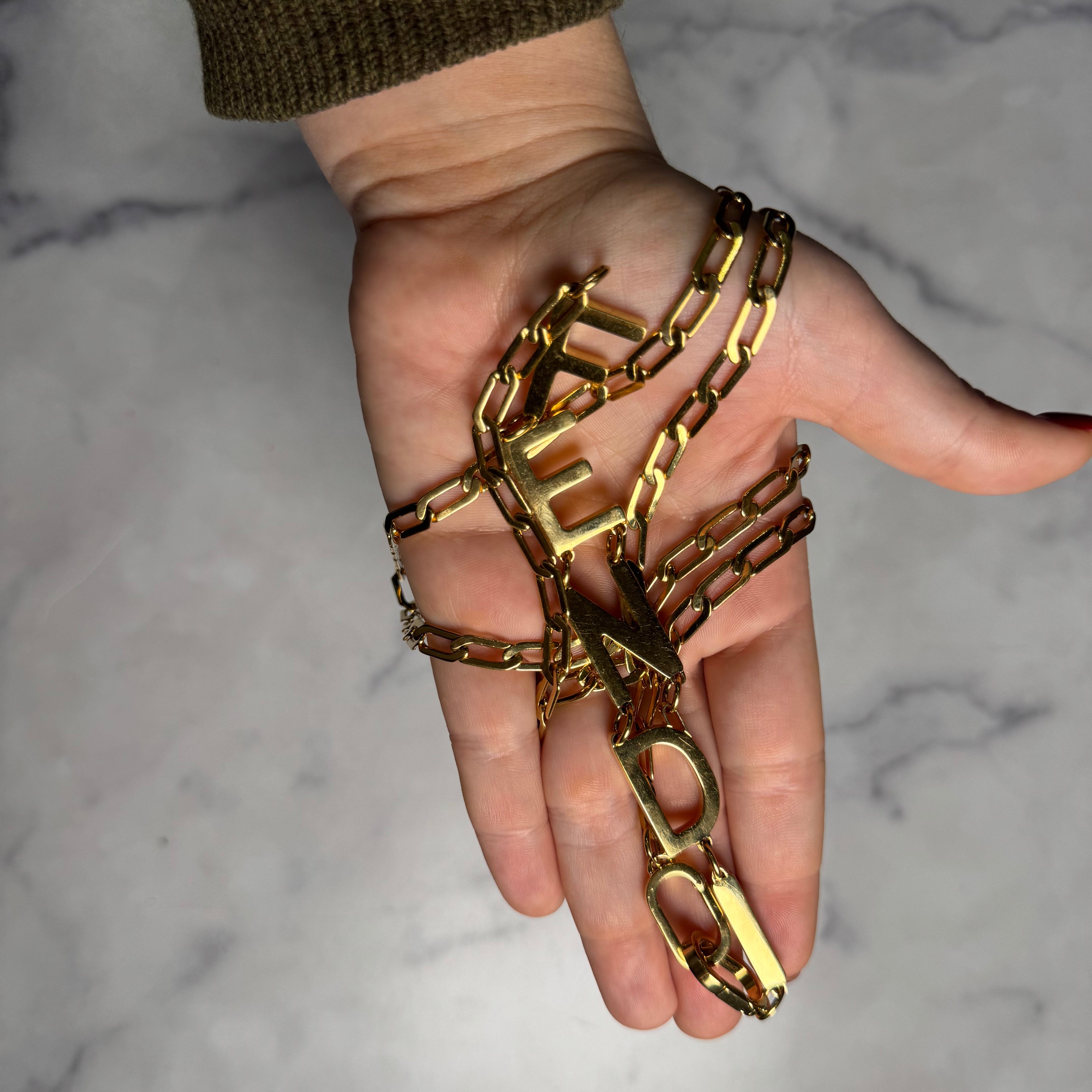 Fendi Logo Belt / Necklace - Queen May