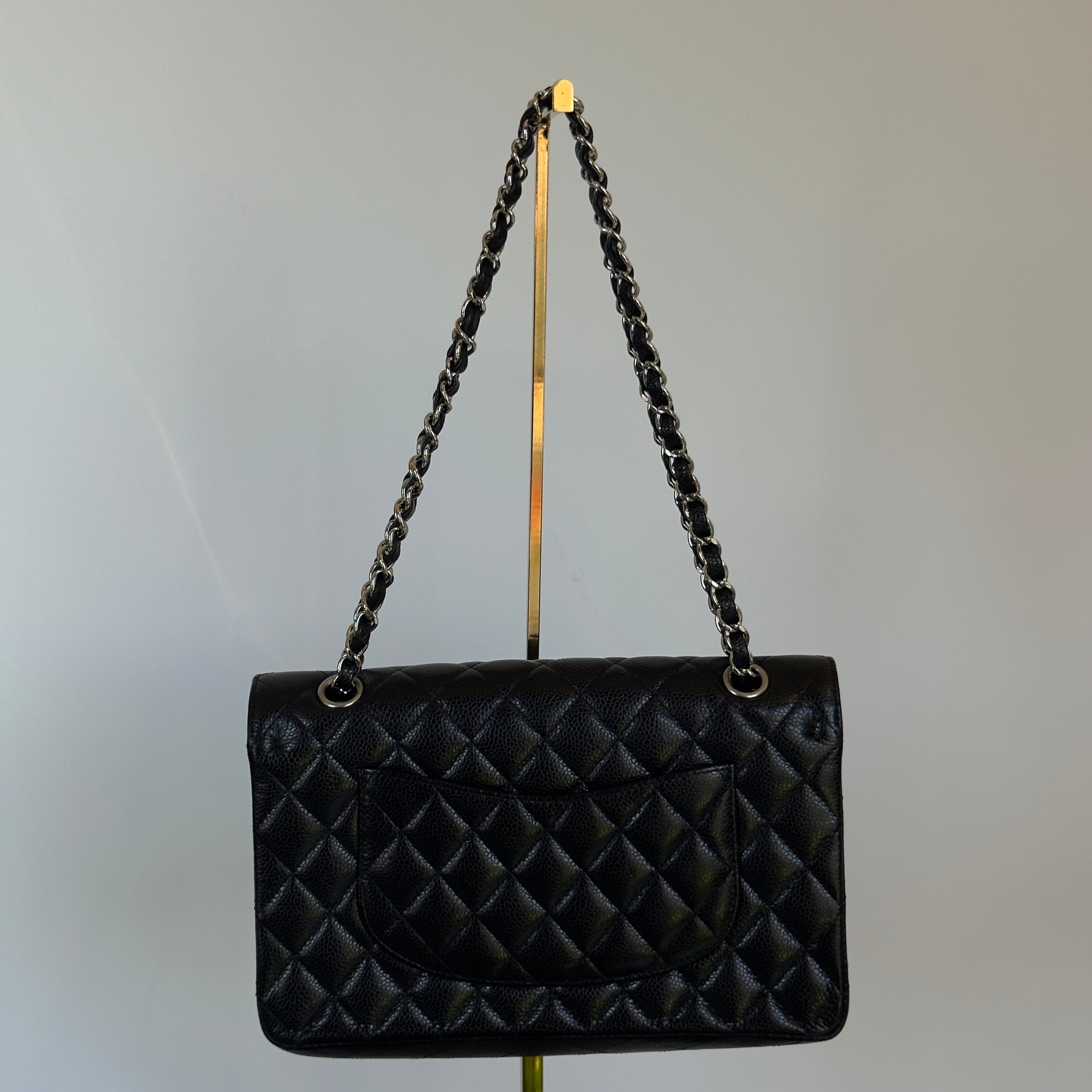 Chanel Medium Classic Double Flap Bag Caviar (Repainted) - Queen May