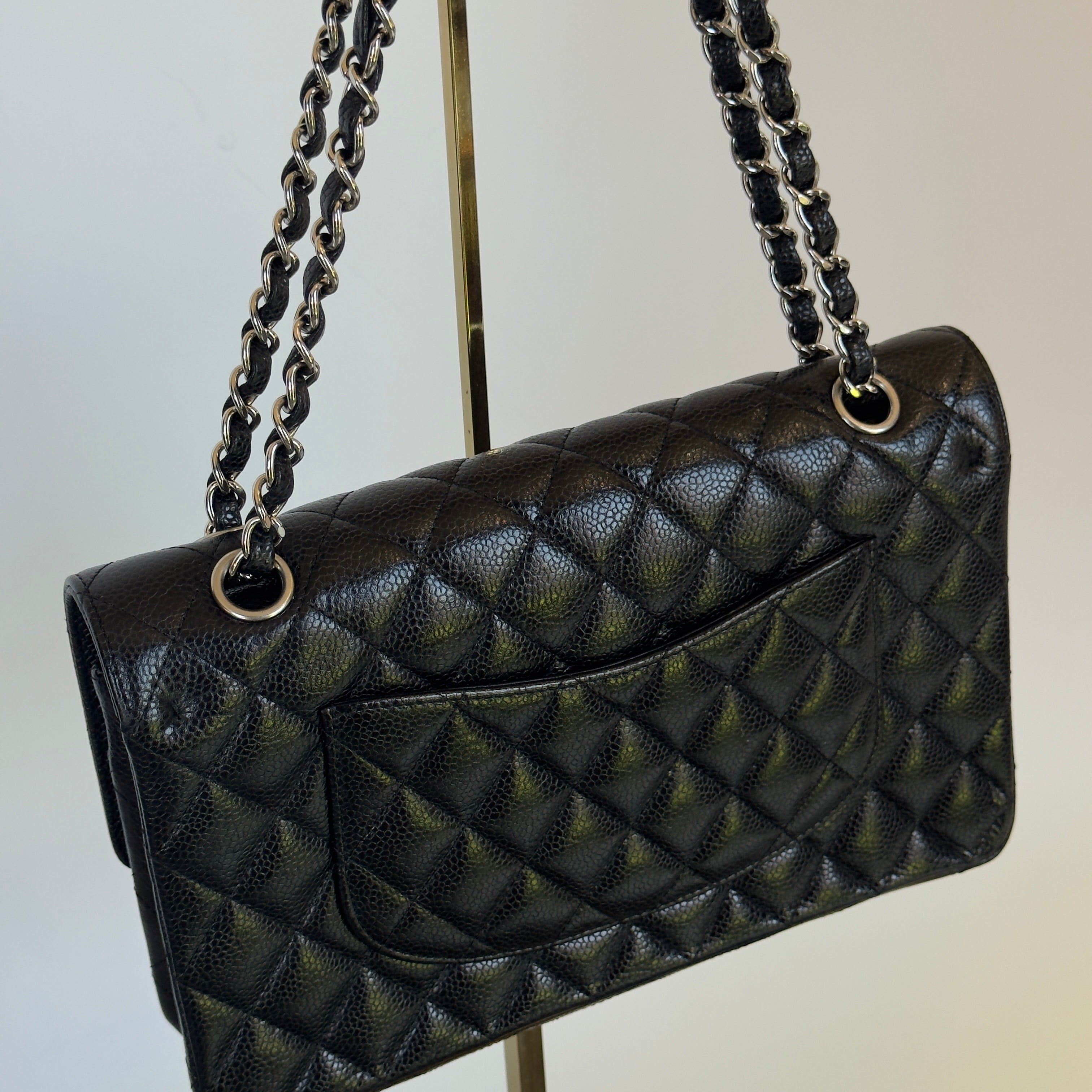 Chanel Medium Classic Double Flap Bag Caviar (Repainted) - Queen May