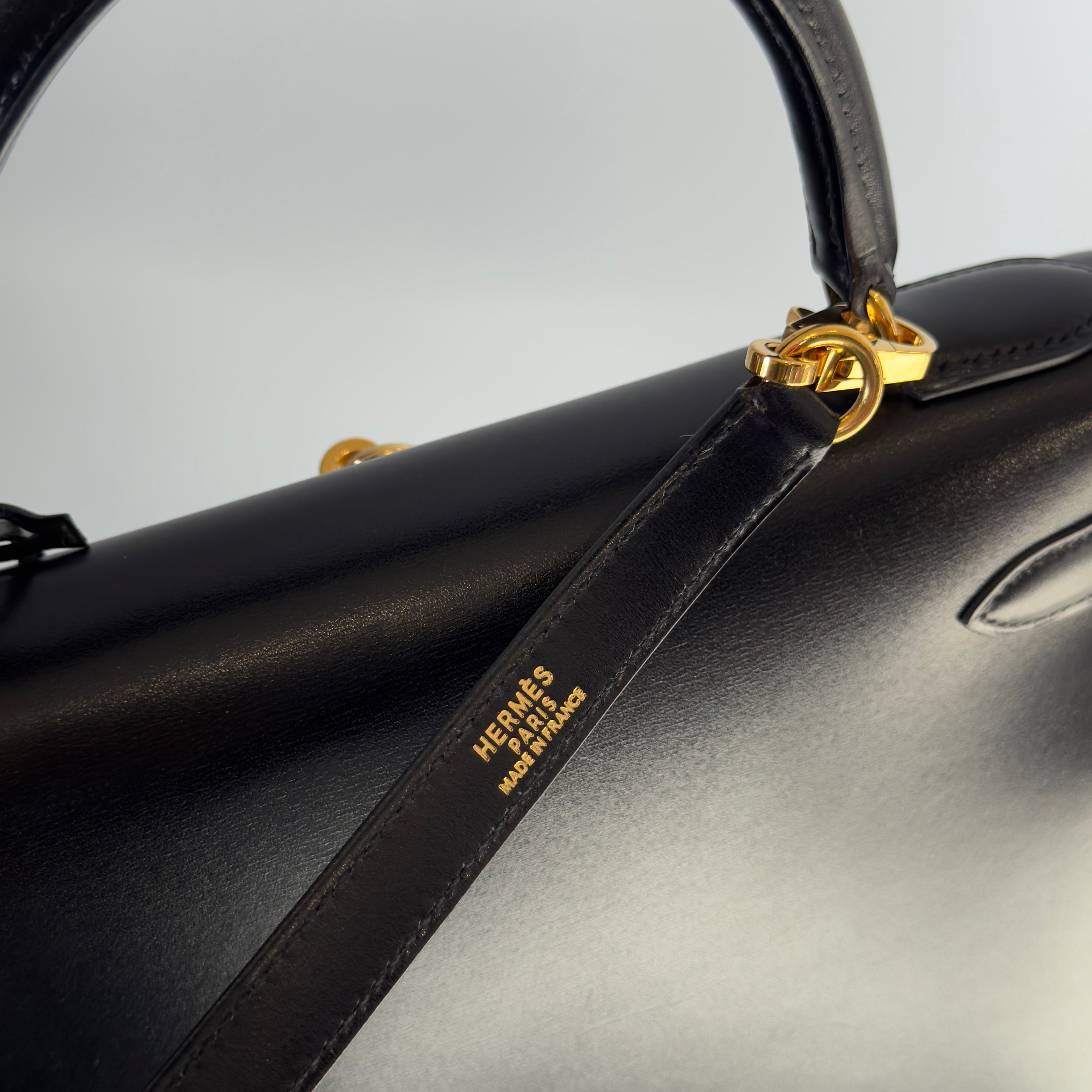 Hermes Black Box Kelly 28 Sellier Bag - Queen May