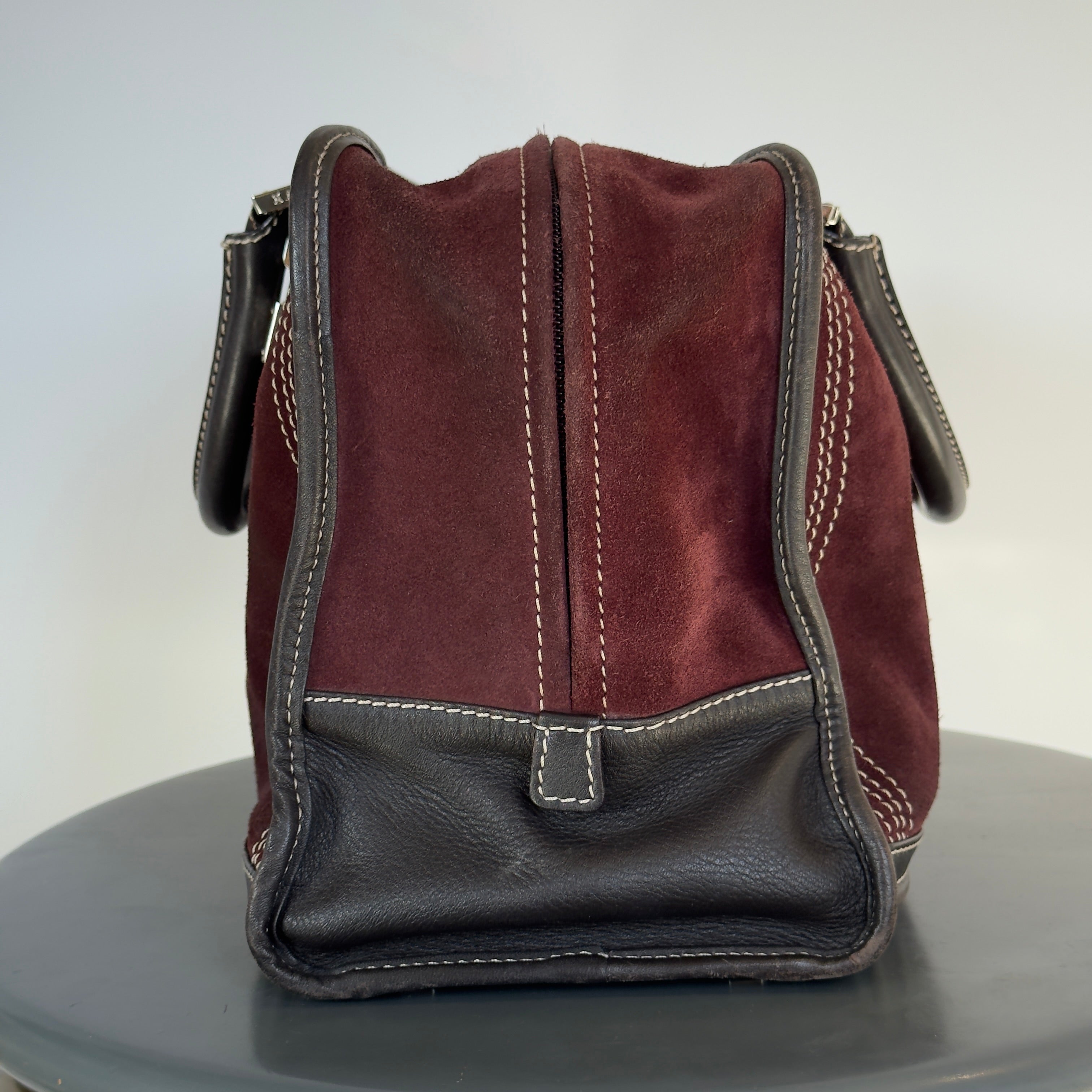 Loewe Suede Amazona Burgundy - Queen May
