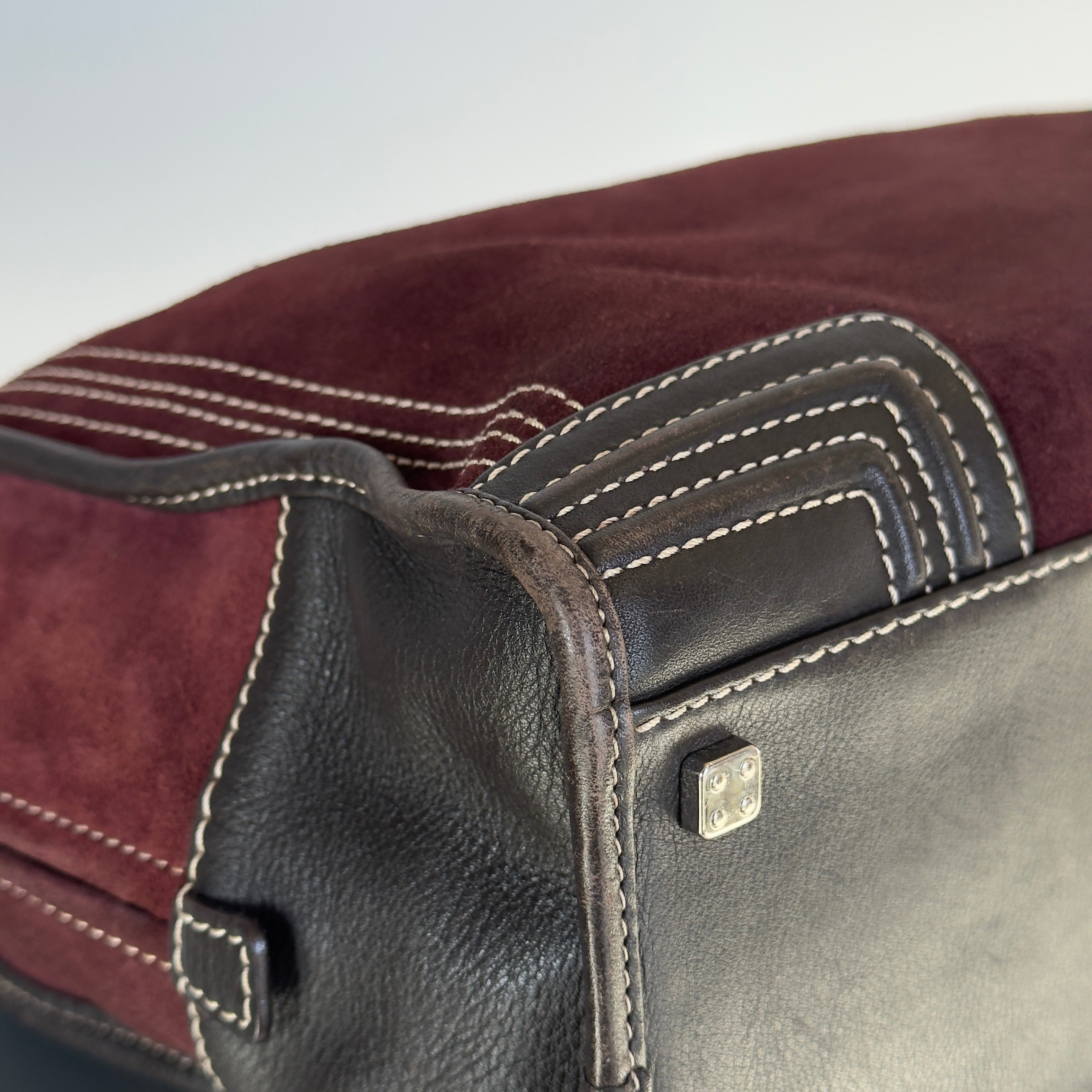 Loewe Suede Amazona Burgundy - Queen May