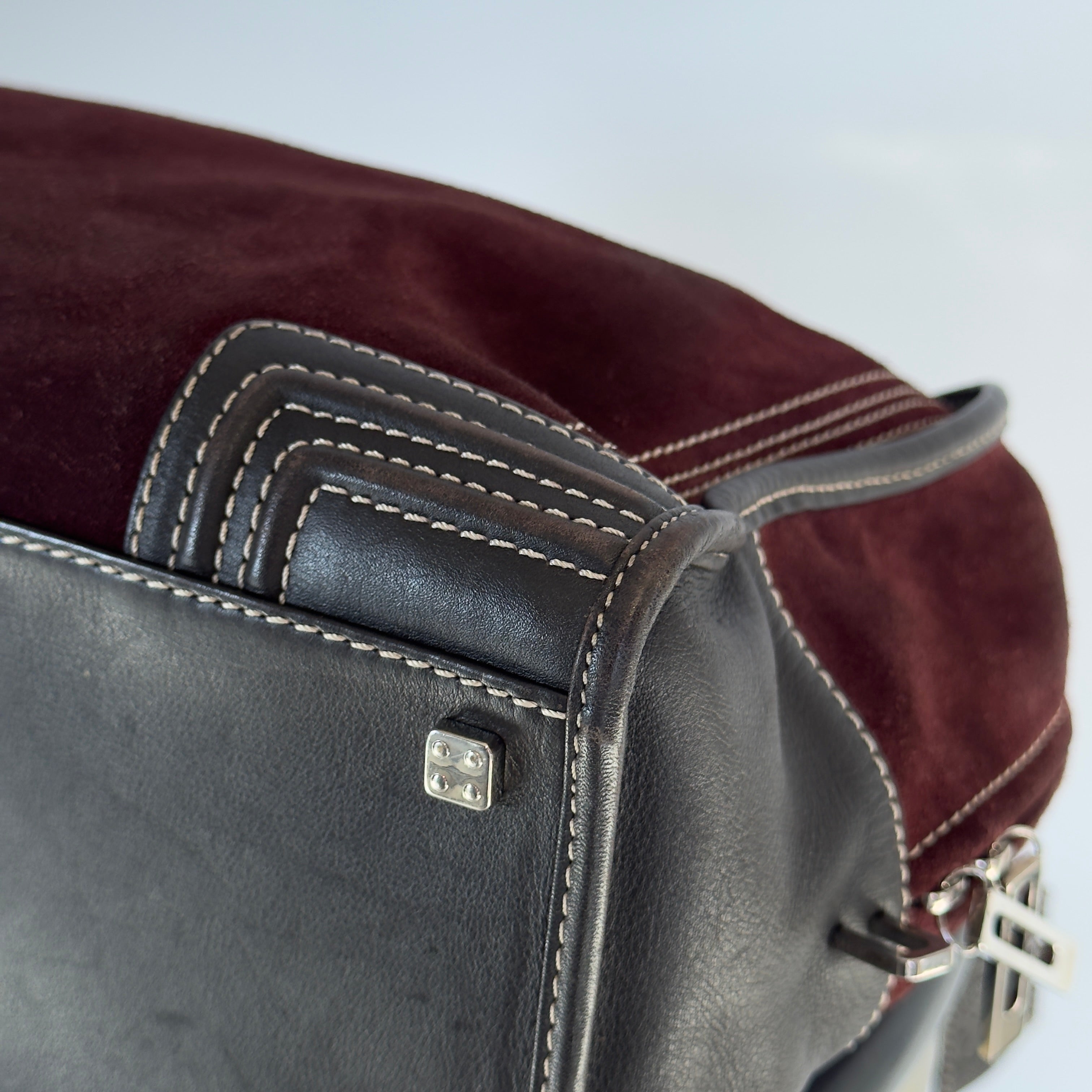 Loewe Suede Amazona Burgundy - Queen May