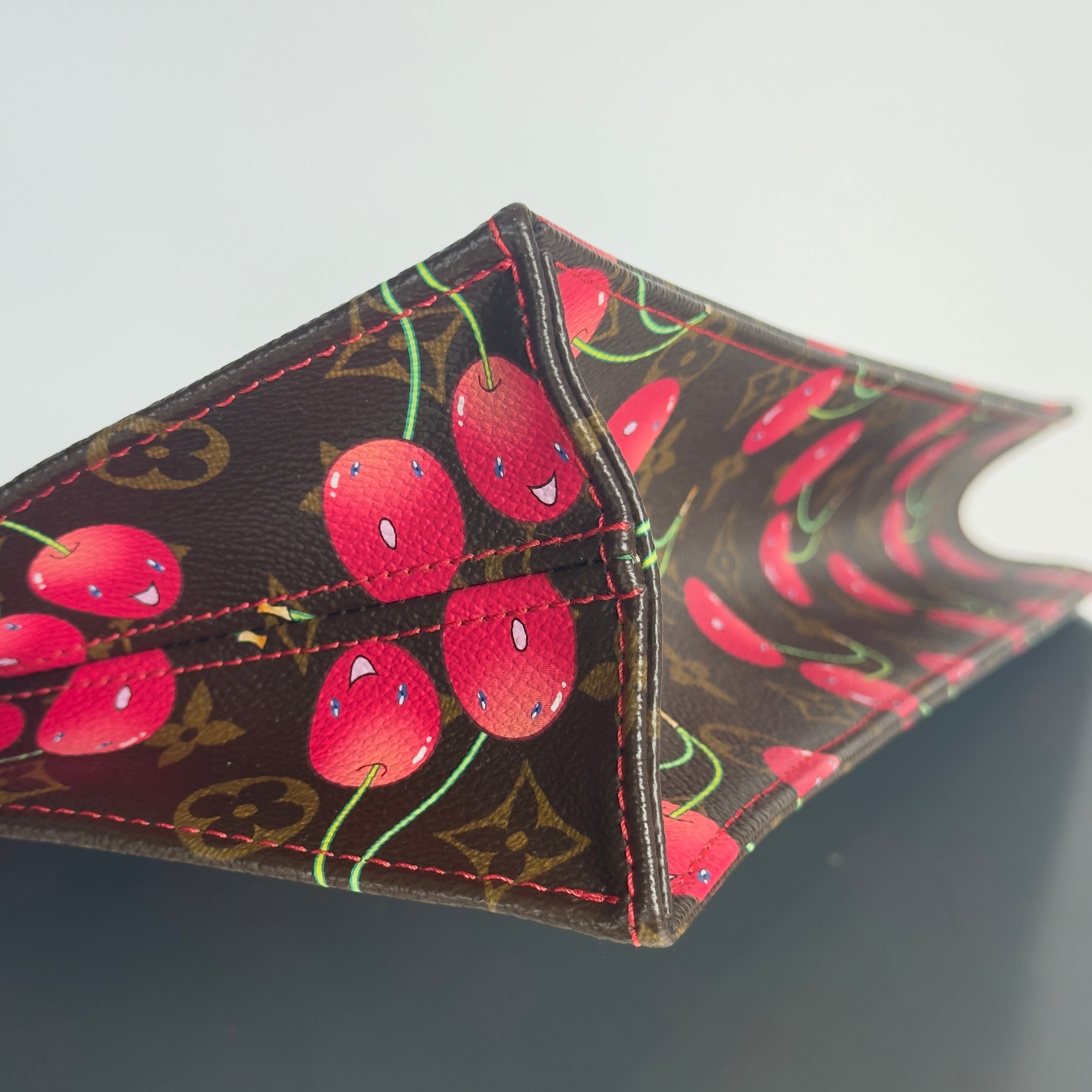 Louis Vuitton Cerises Monogram Sac Plat Takashi Murakami - Queen May