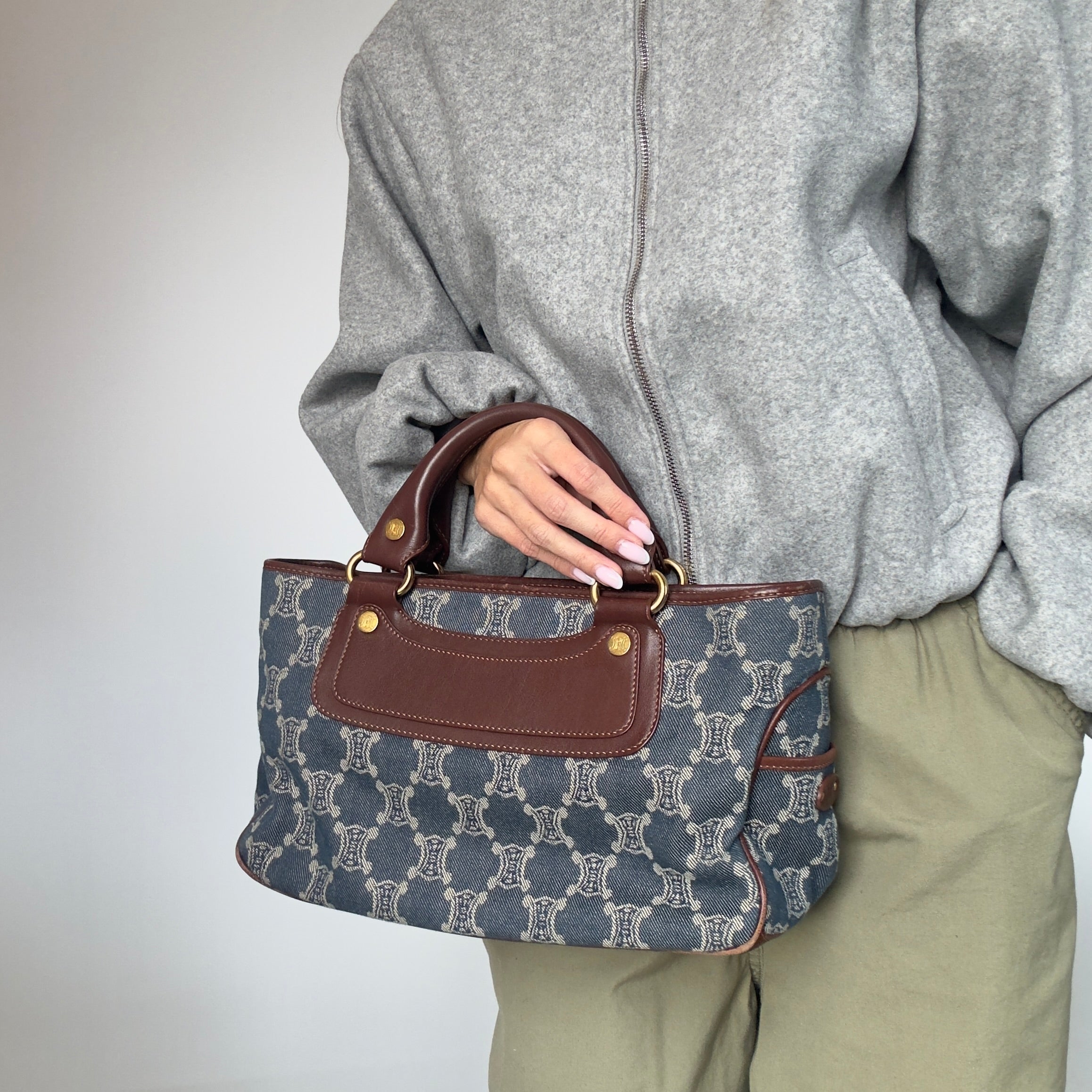 Celine Denim Macadam Boogie Bag - Queen May