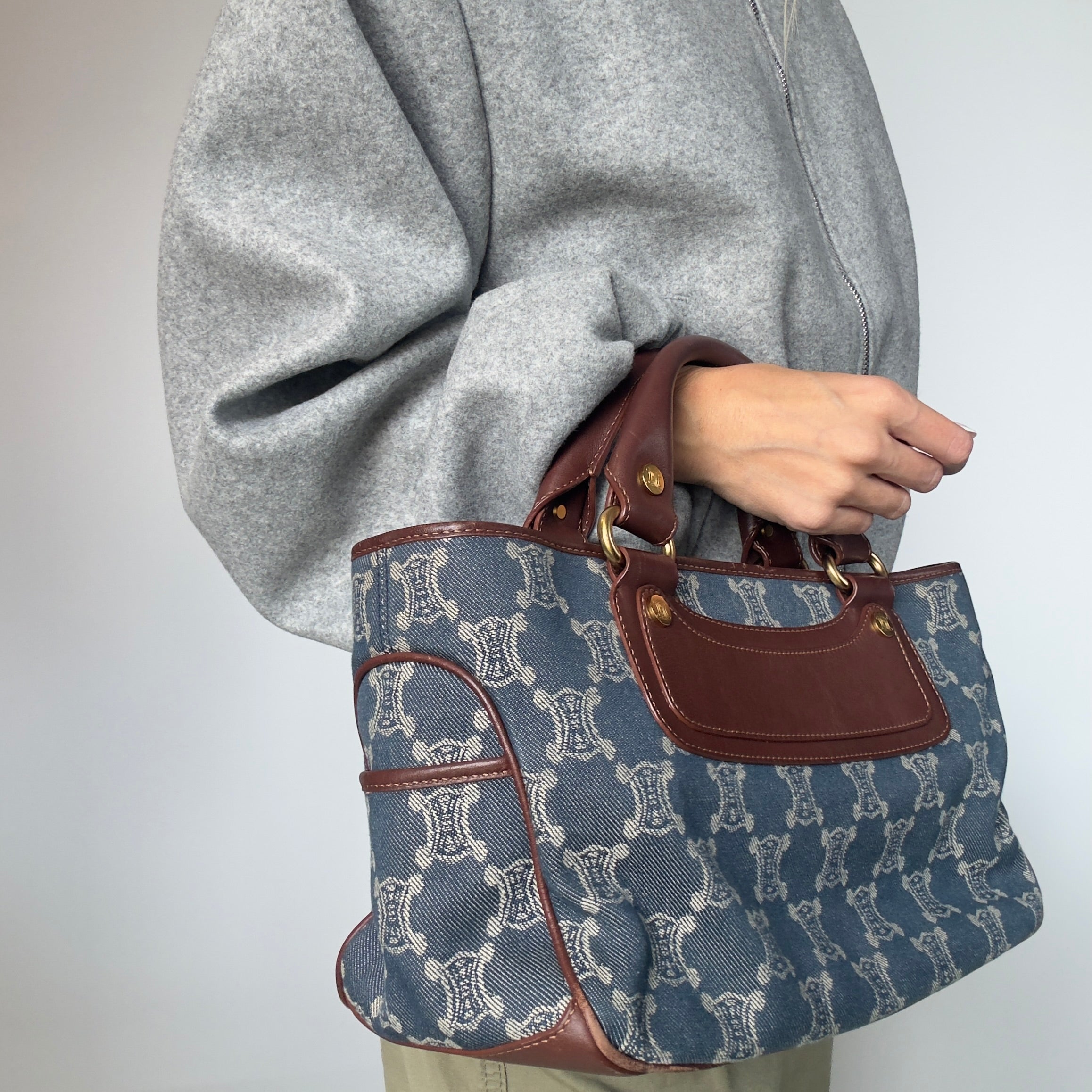 Celine Denim Macadam Boogie Bag - Queen May