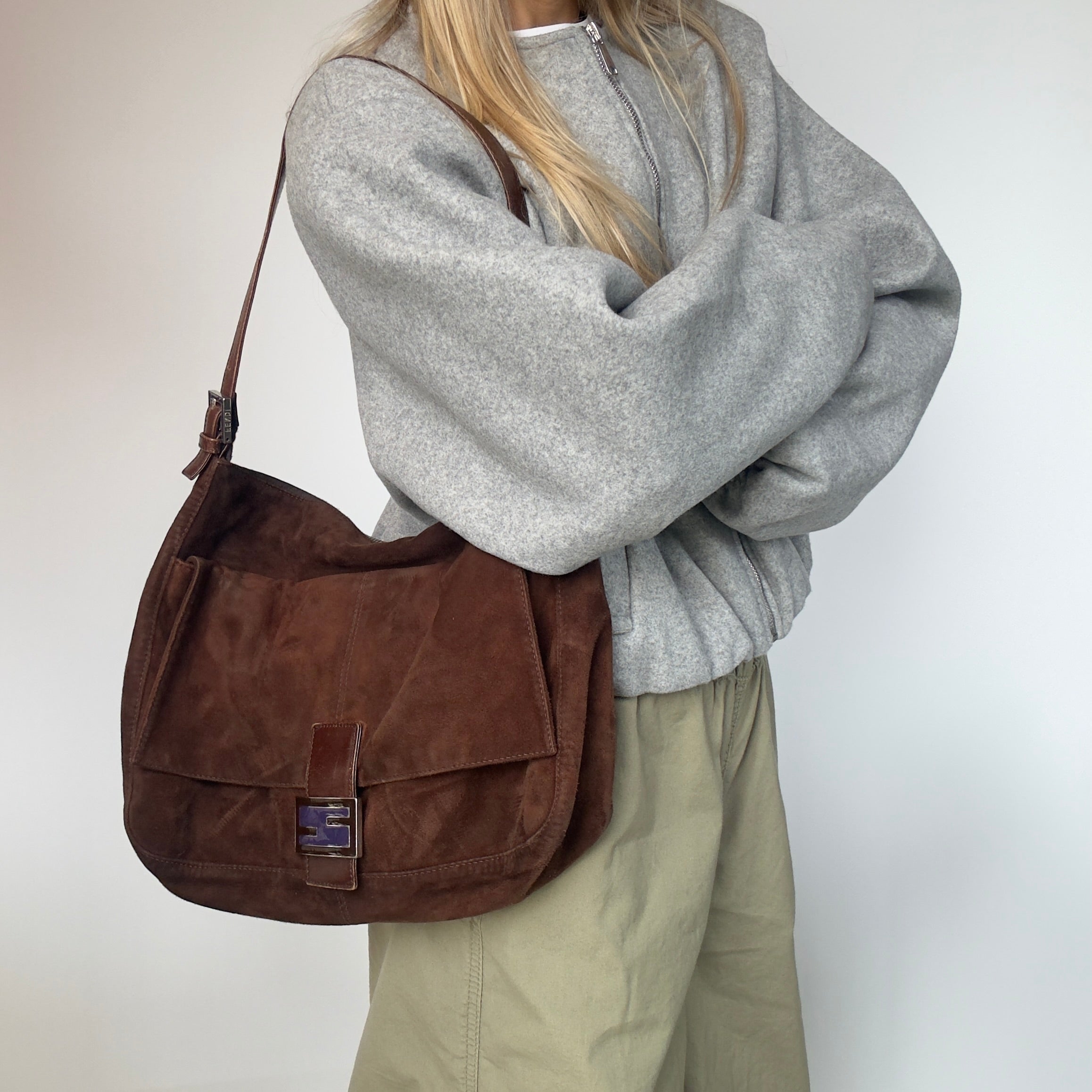 Fendi Suede Mama Forever Bag - Queen May