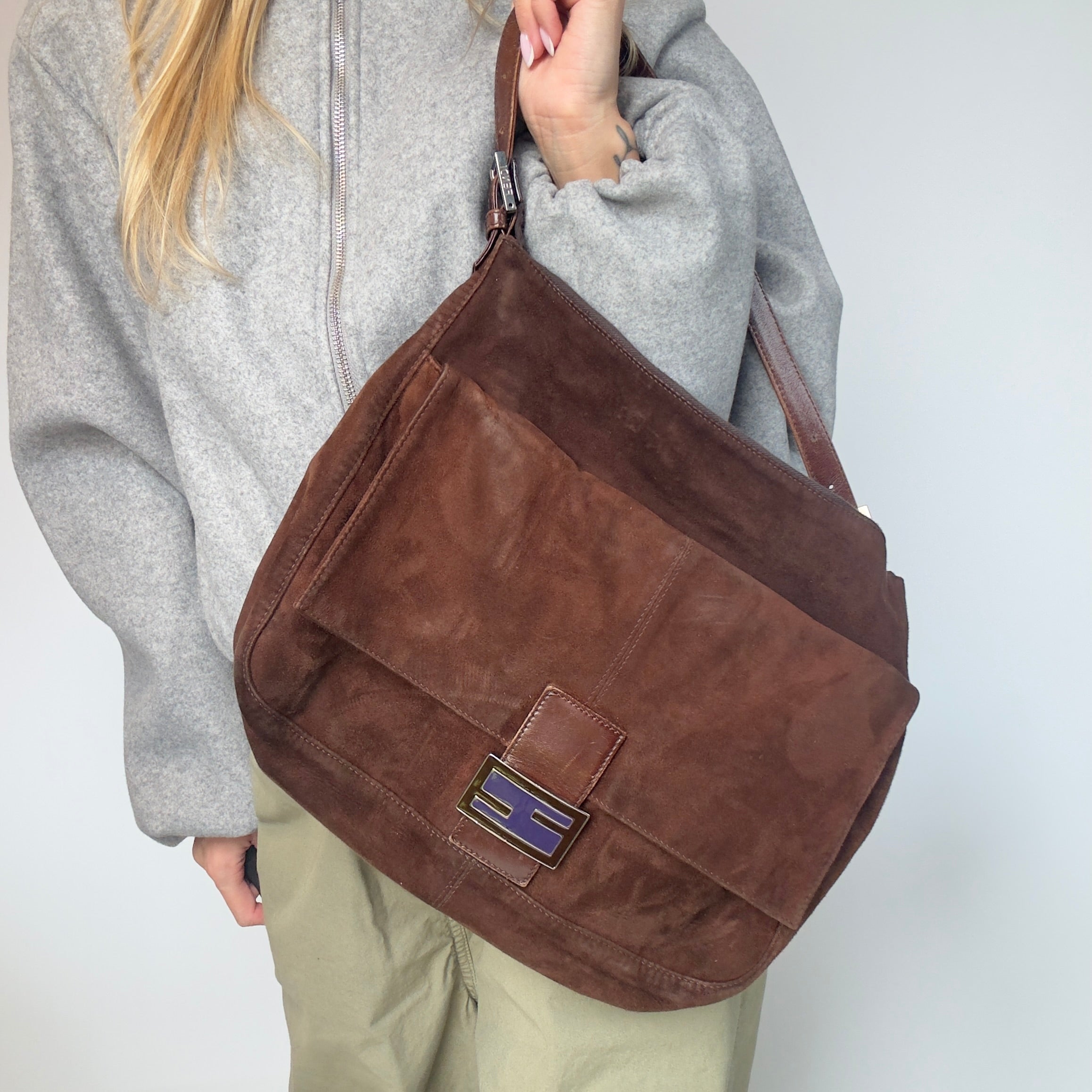 Fendi Suede Mama Forever Bag - Queen May