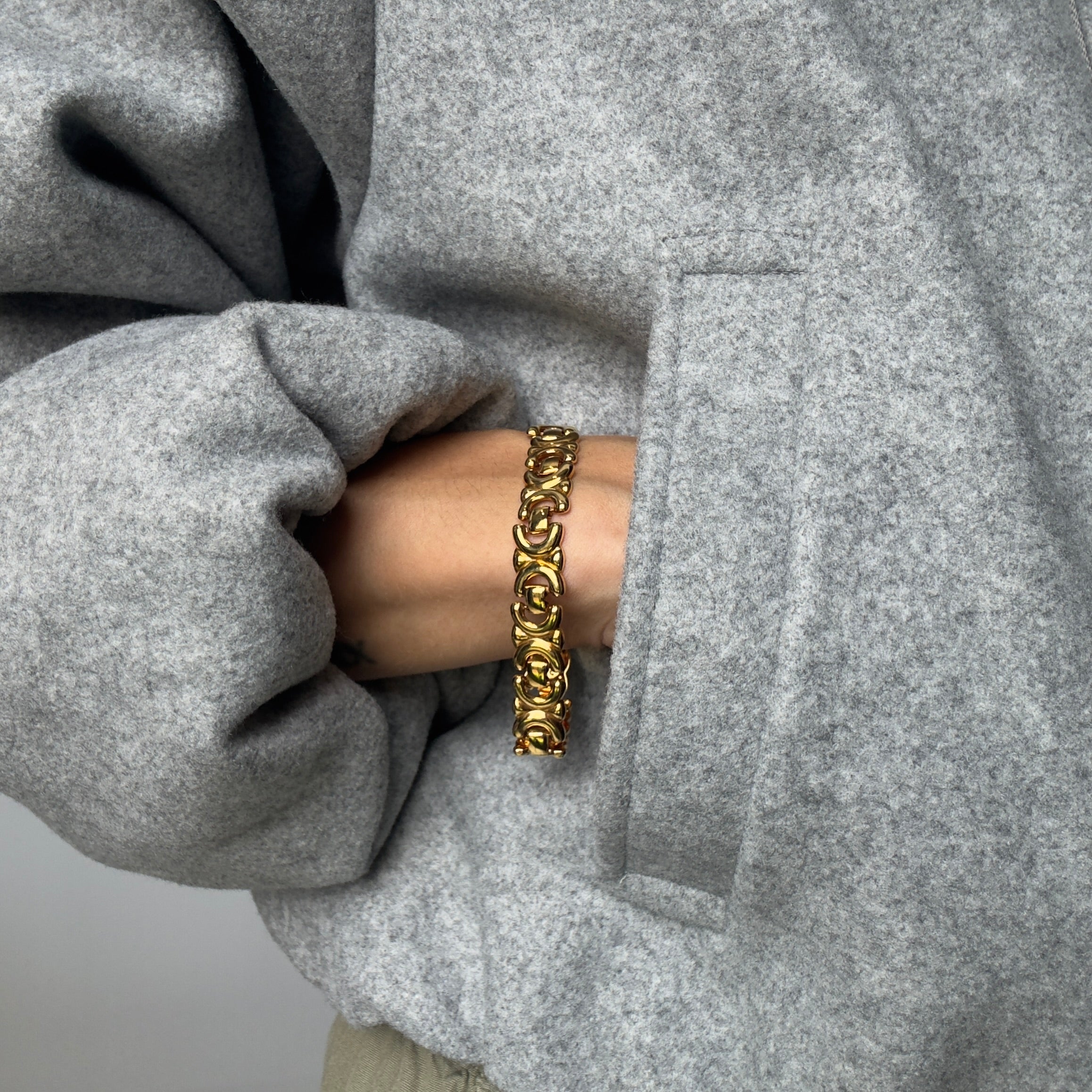 Vintage Celine Triomphe Bracelet - Queen May