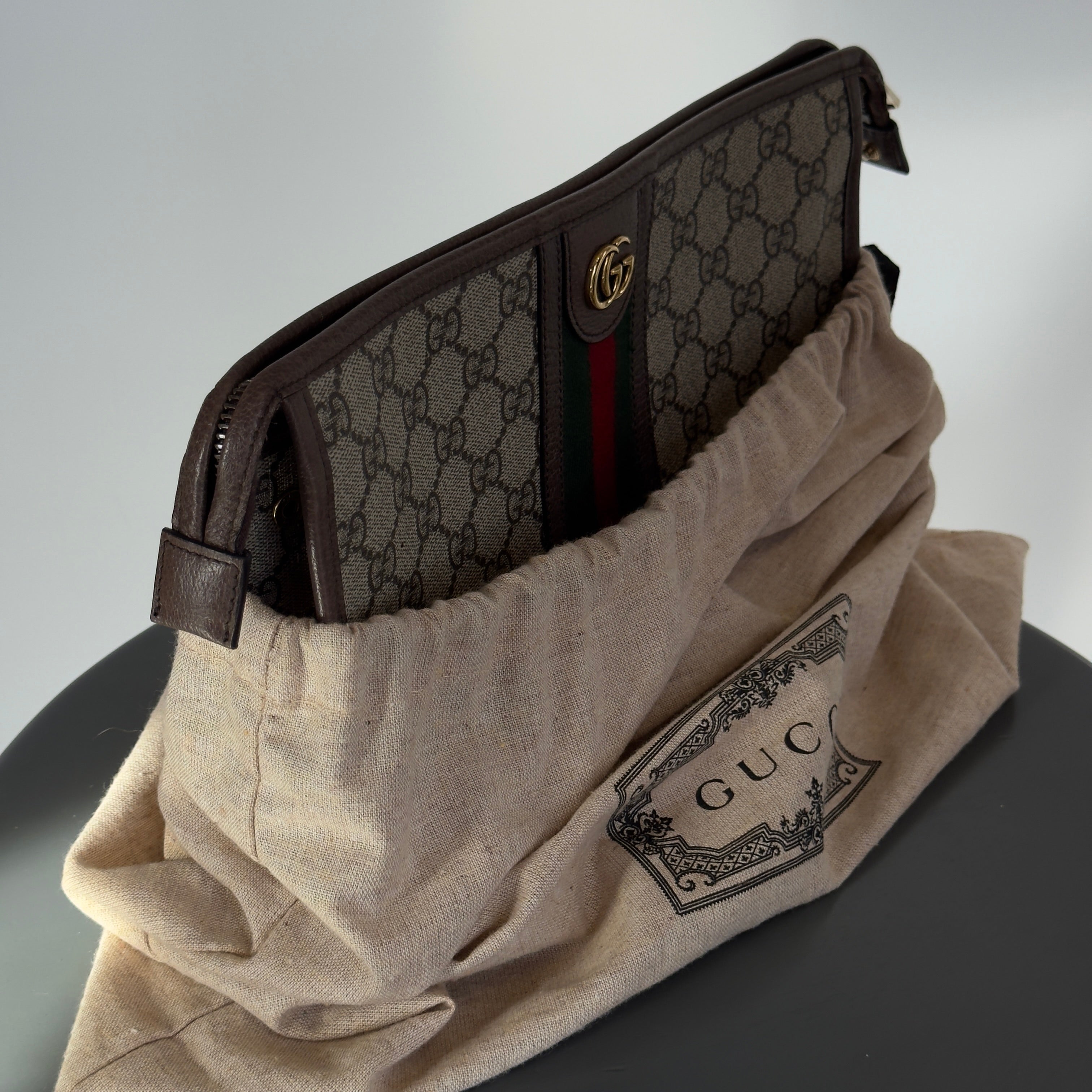 Gucci Monogram Pouch - Queen May