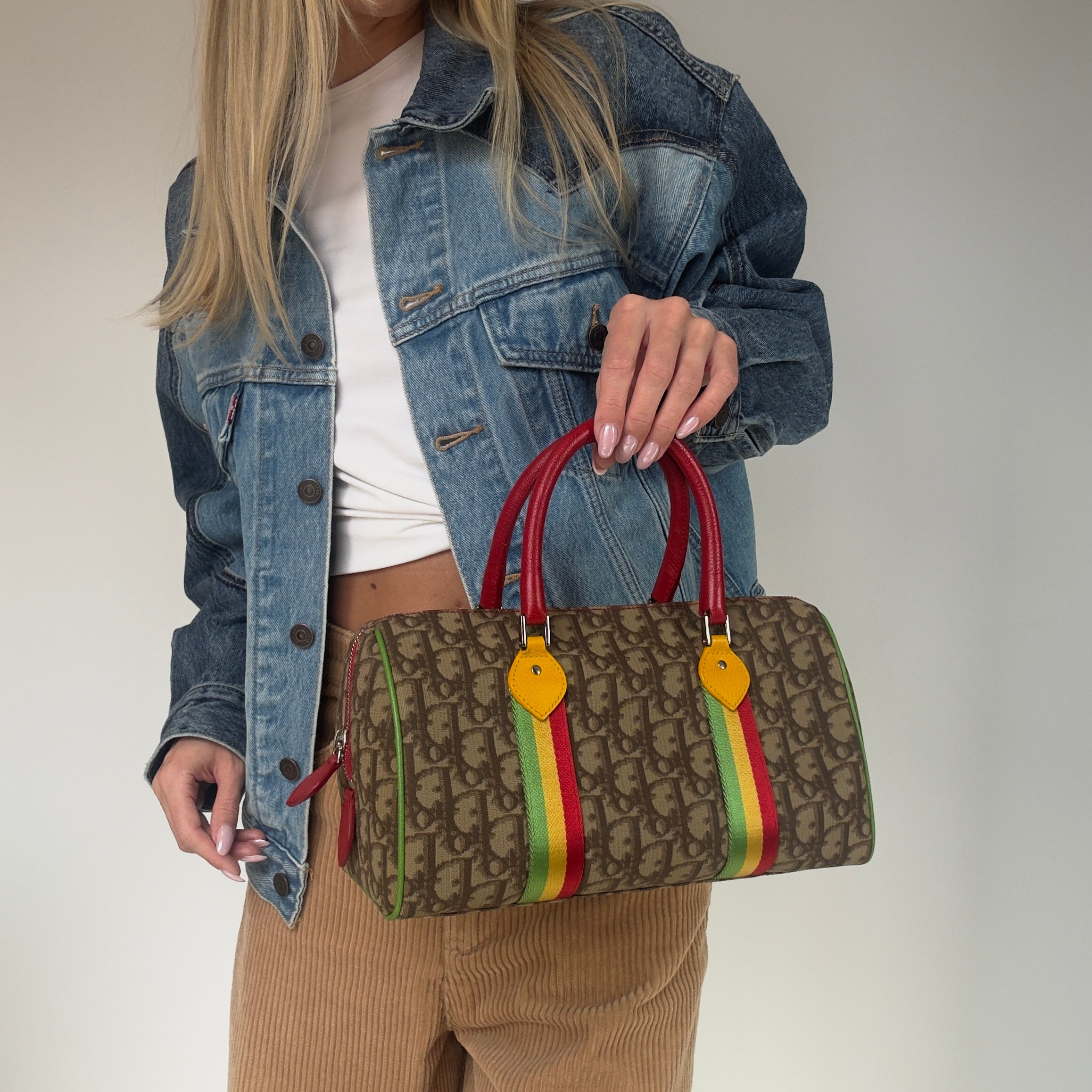Christian Dior Monogram Rasta Boston Bag - Queen May
