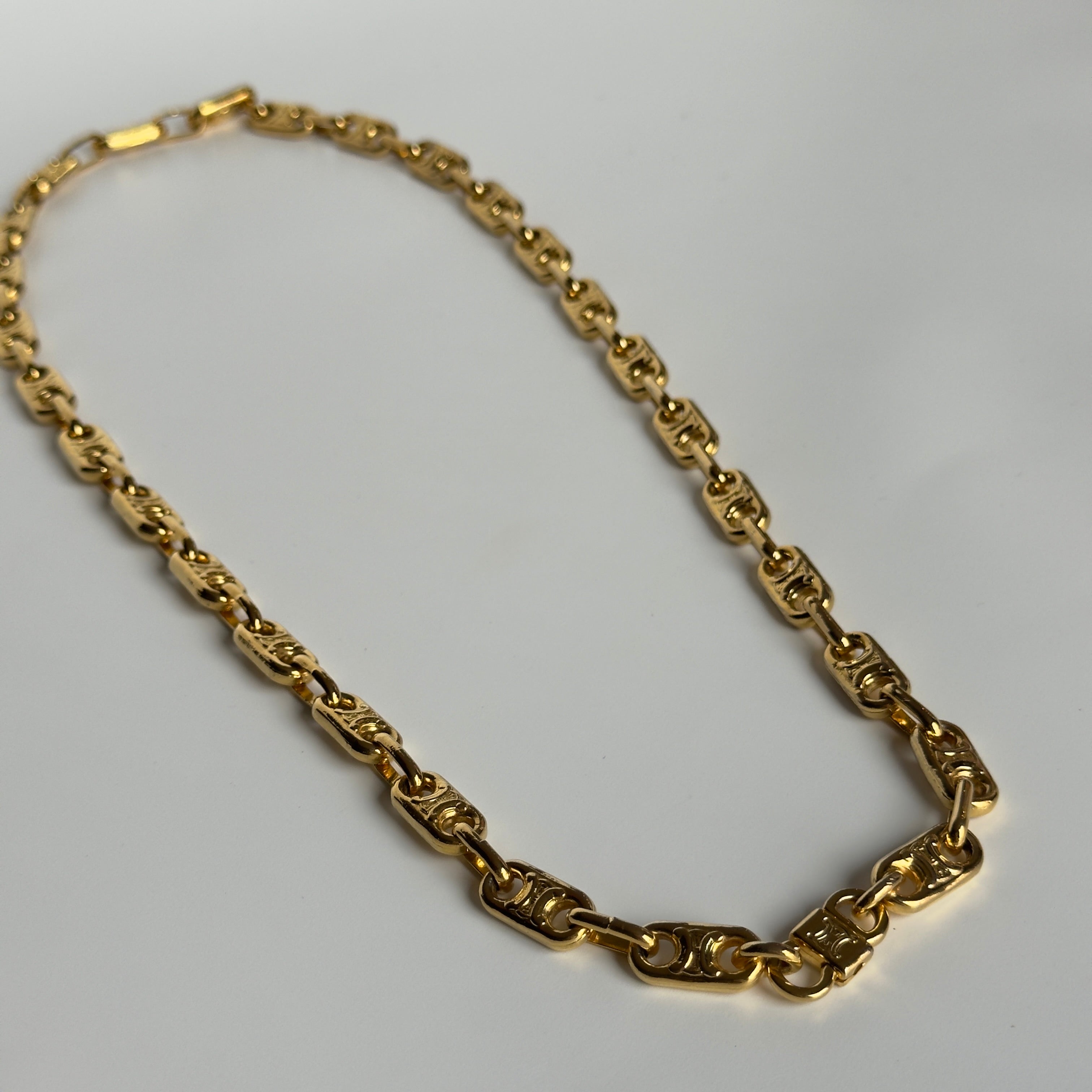 Celine Triomphe Chain Necklace - Queen May
