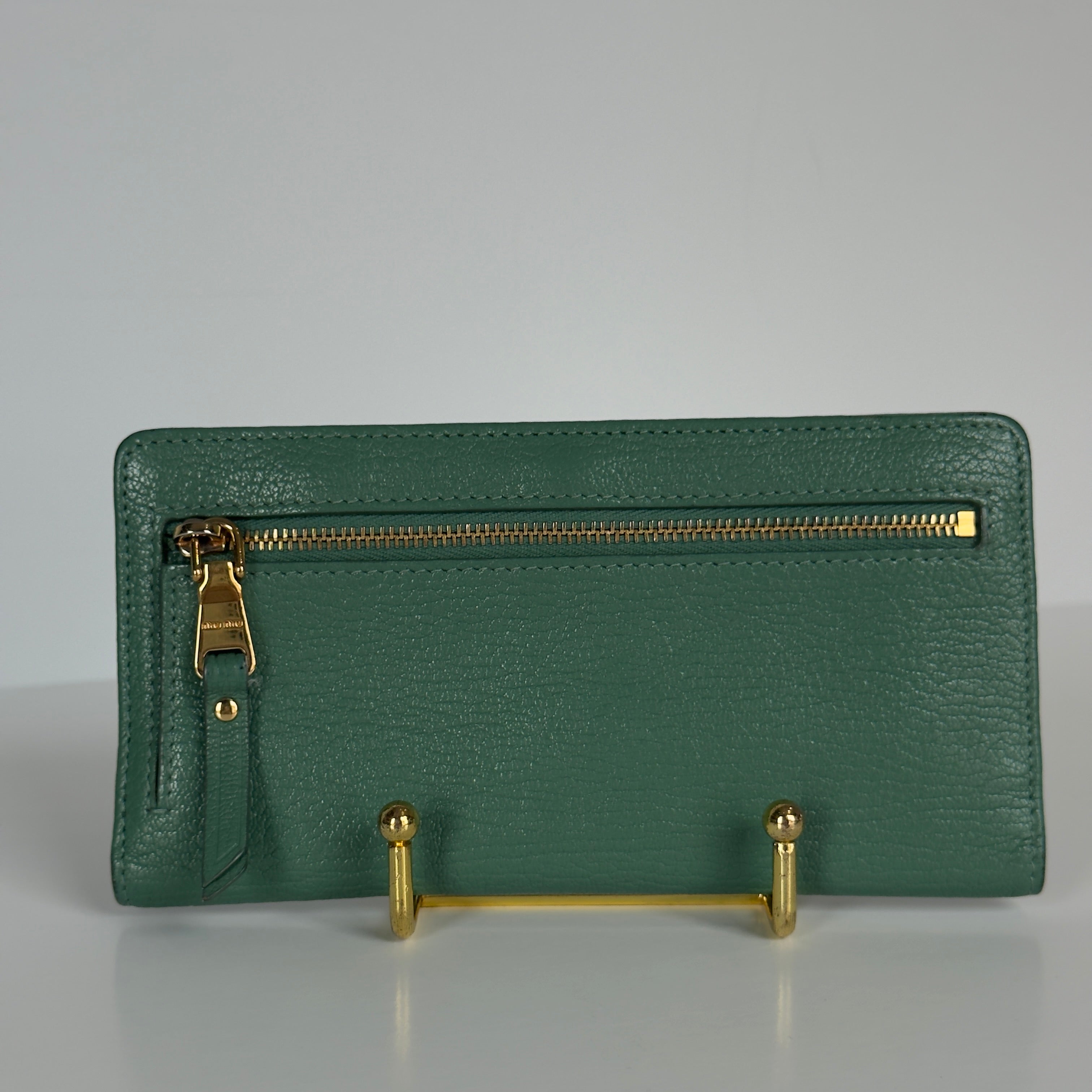 Miu Miu Green Long Wallet - Queen May