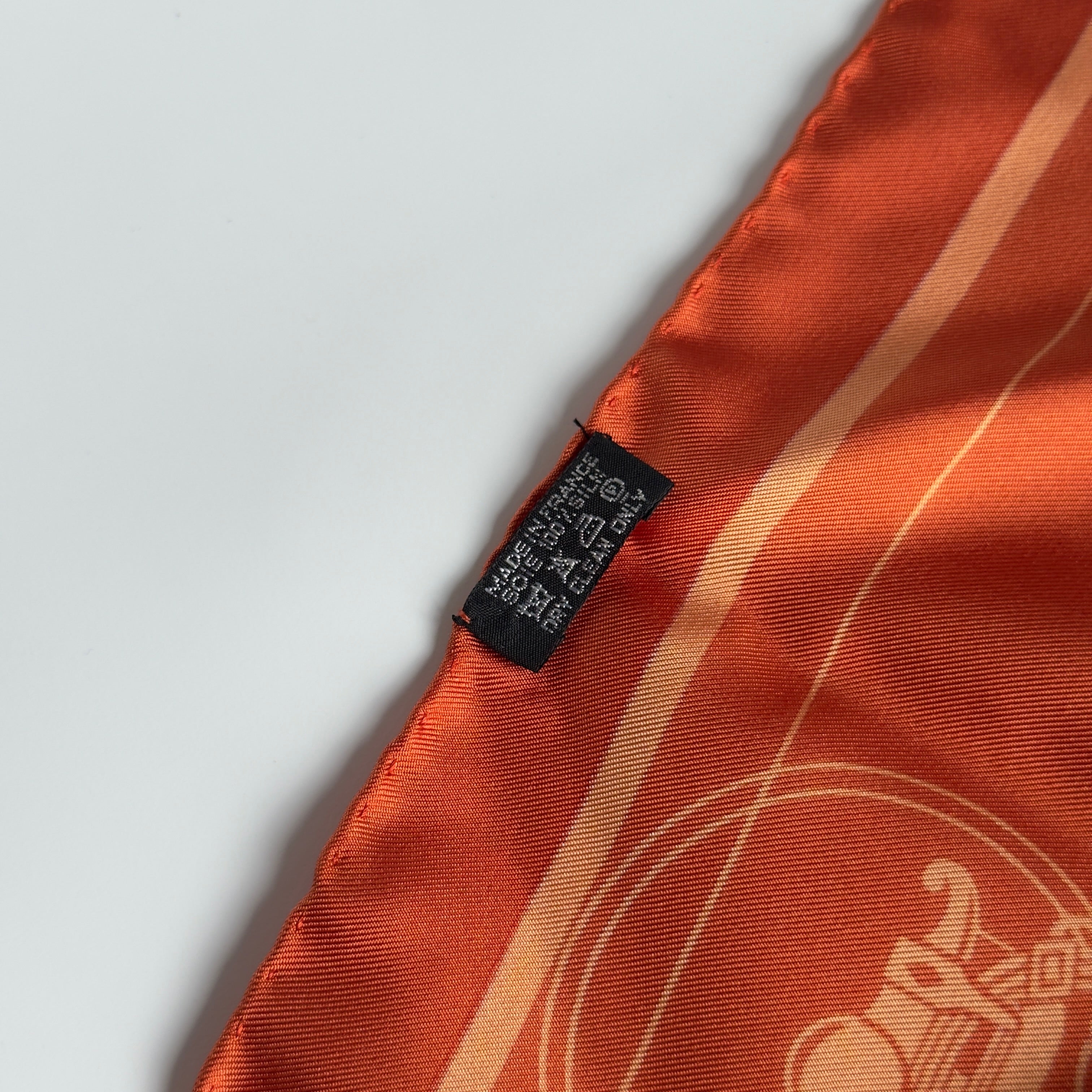Hermes Ex Libris Silk Triangle Scarf - Queen May