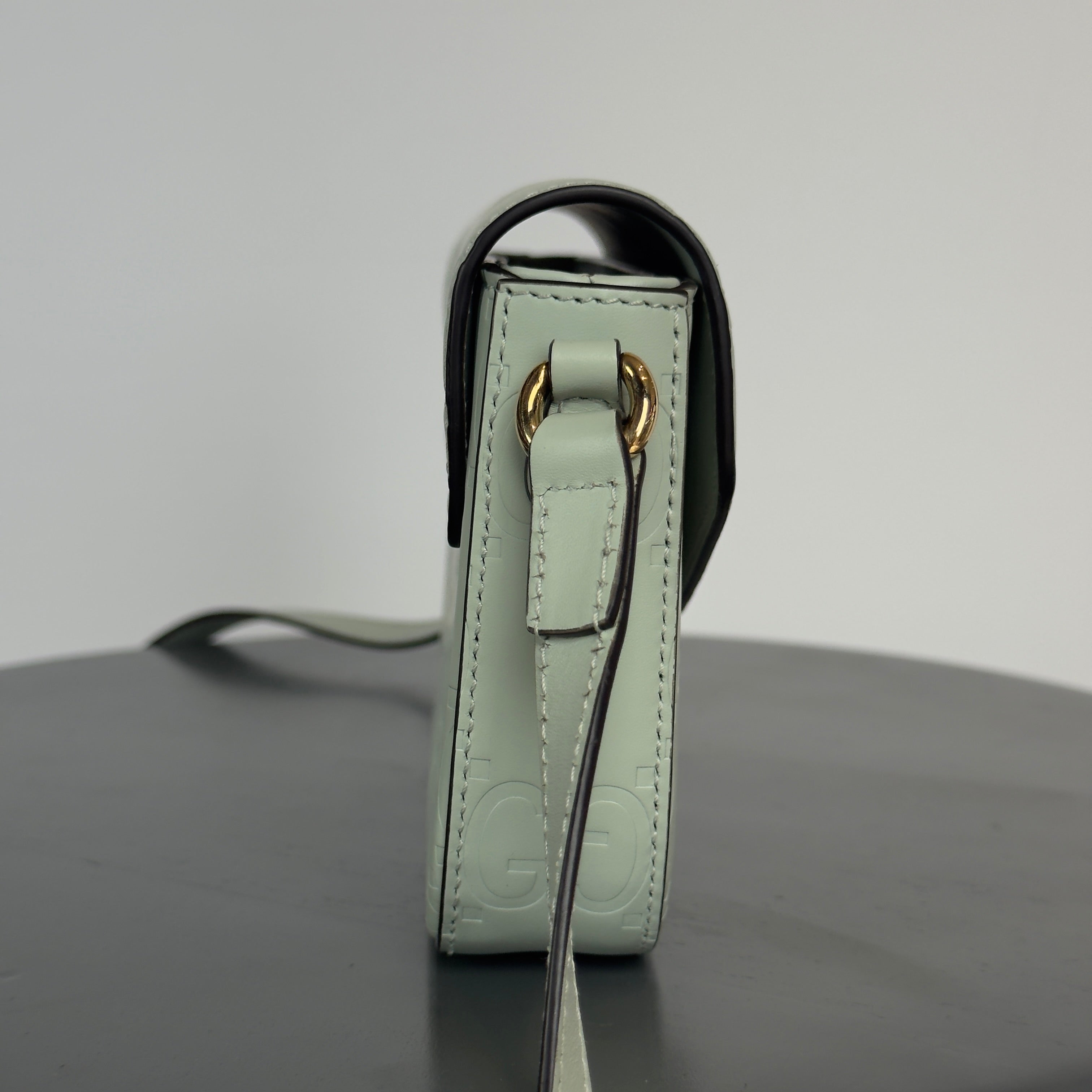 Gucci GG Super Mini Leather Shoulder Bag - Queen May