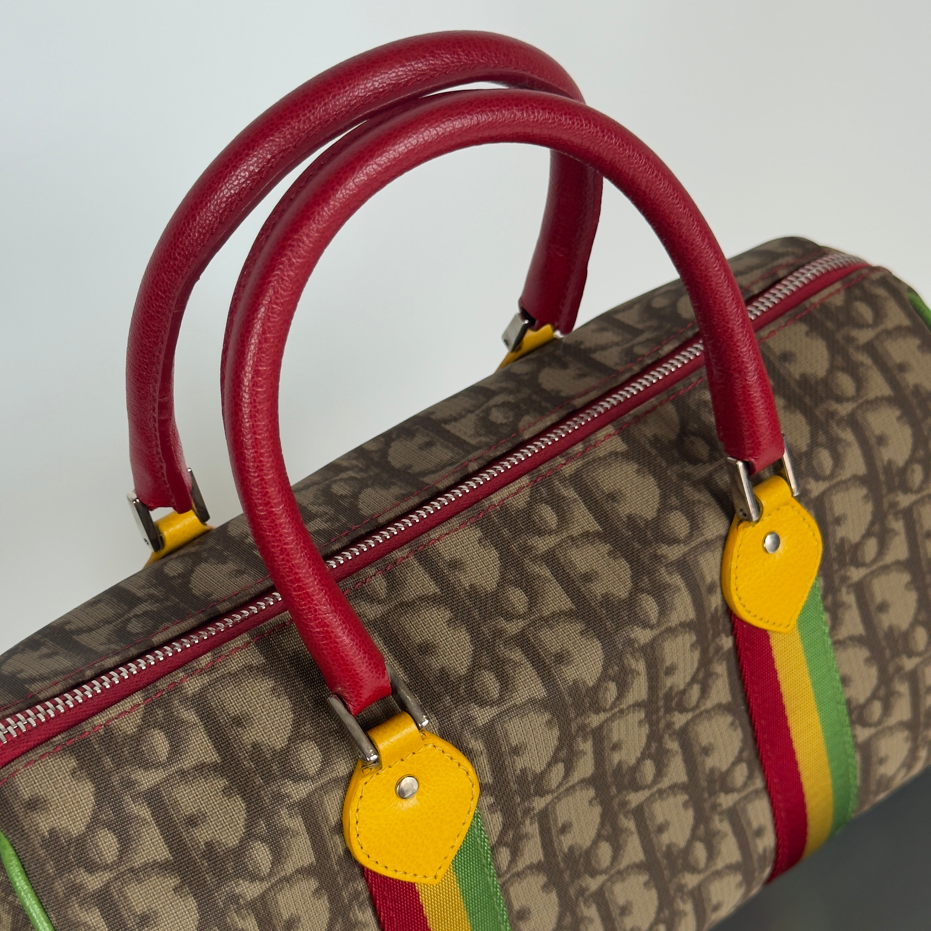 Christian Dior Monogram Rasta Boston Bag - Queen May