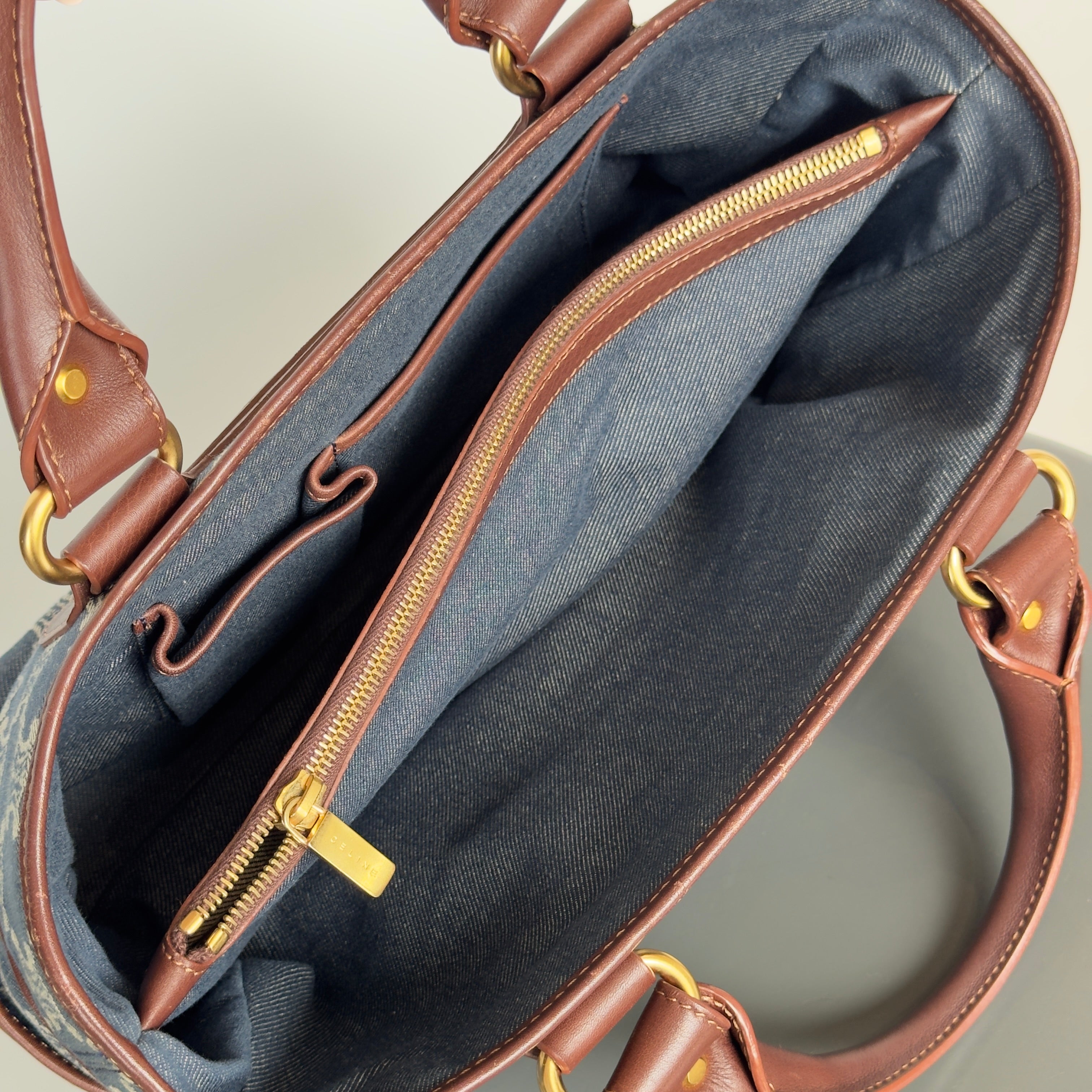 Celine Denim Macadam Boogie Bag - Queen May