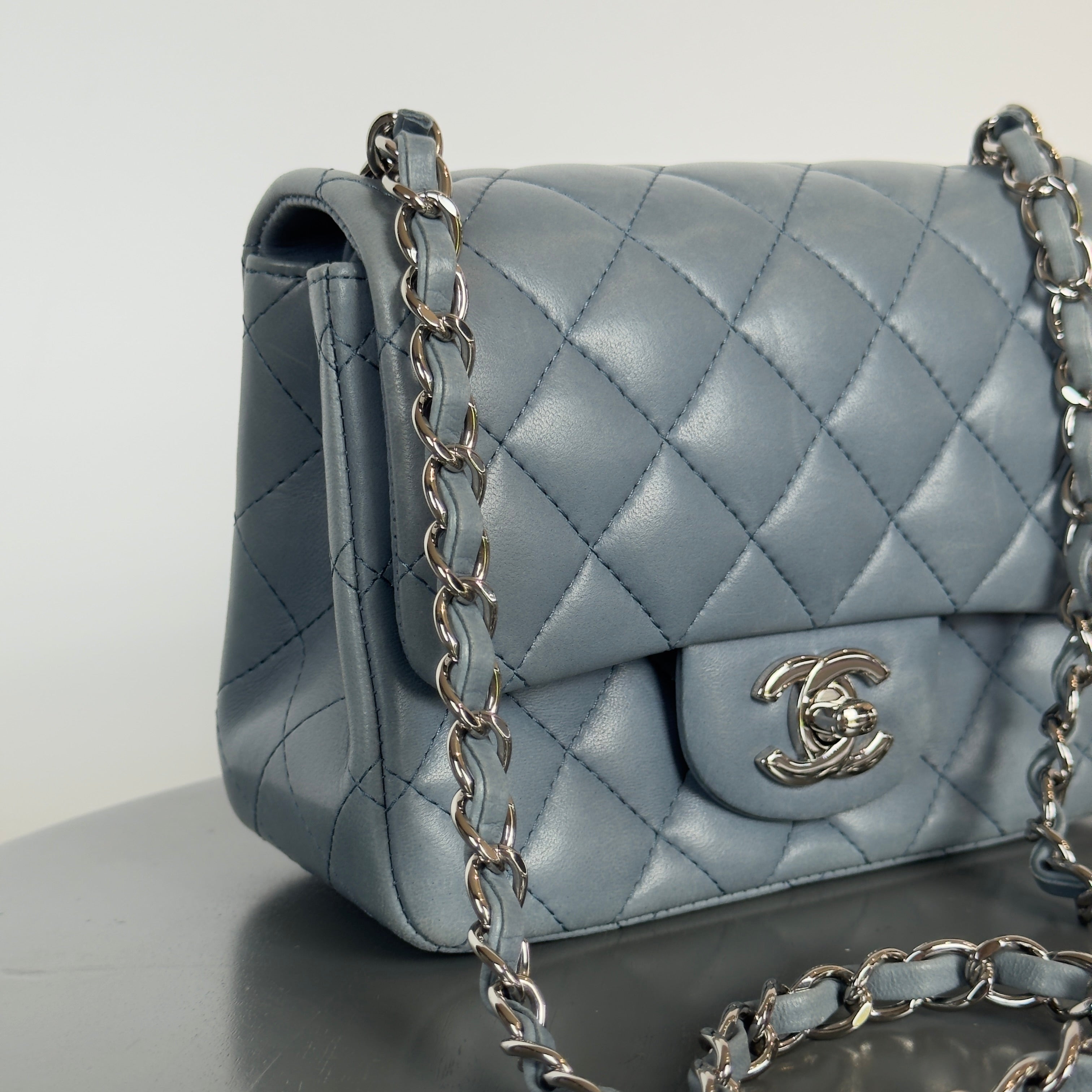 Chanel Square Mini Flap Bag Lambskin 2012 - Queen May