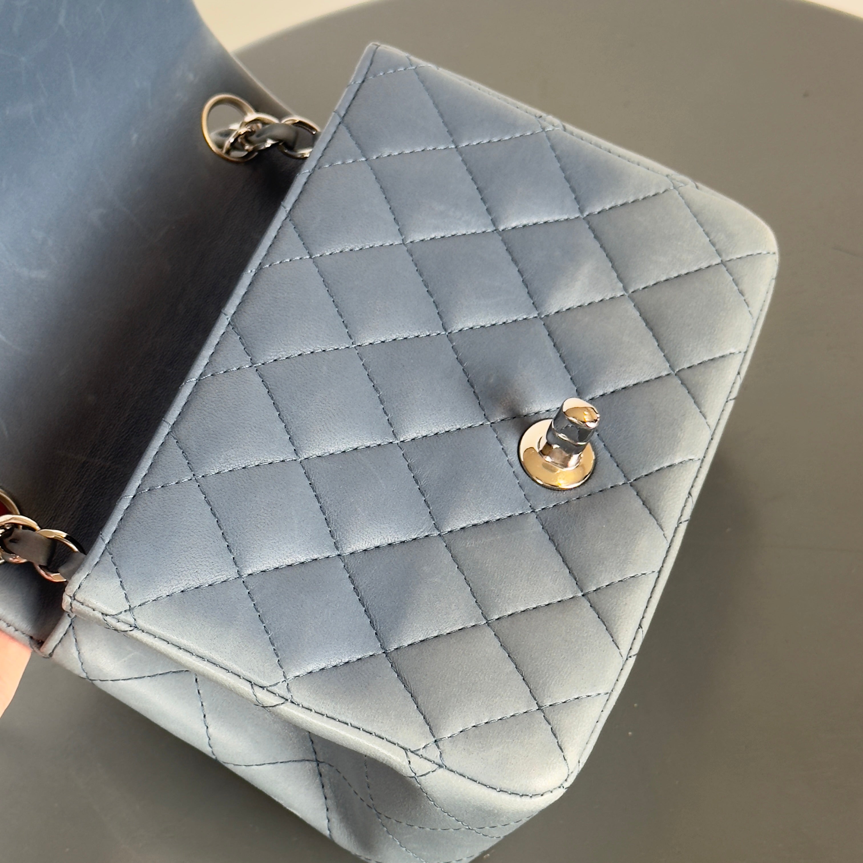 Chanel Square Mini Flap Bag Lambskin 2012 - Queen May