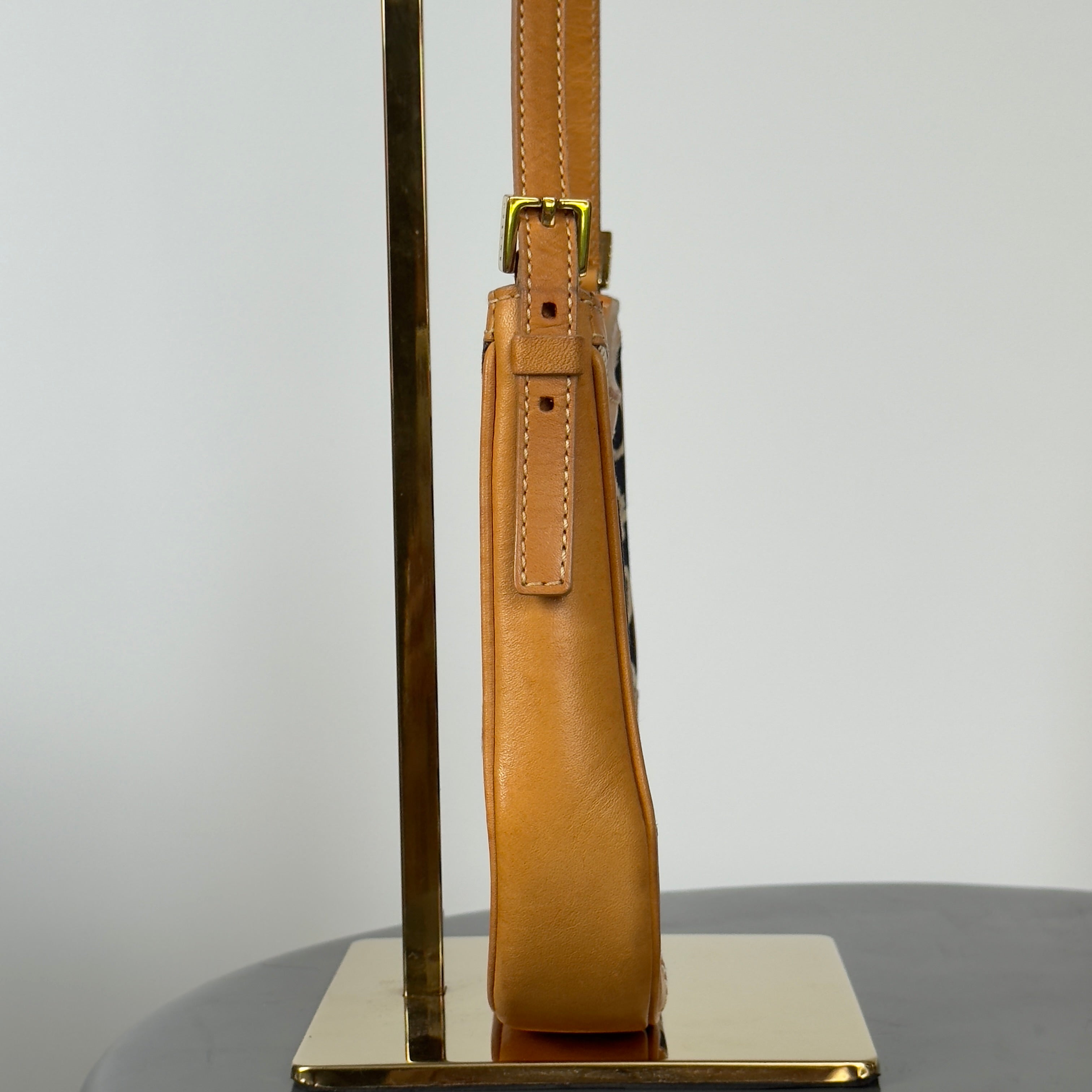 Vintage Celine Navy Logo Denim Mini - Queen May