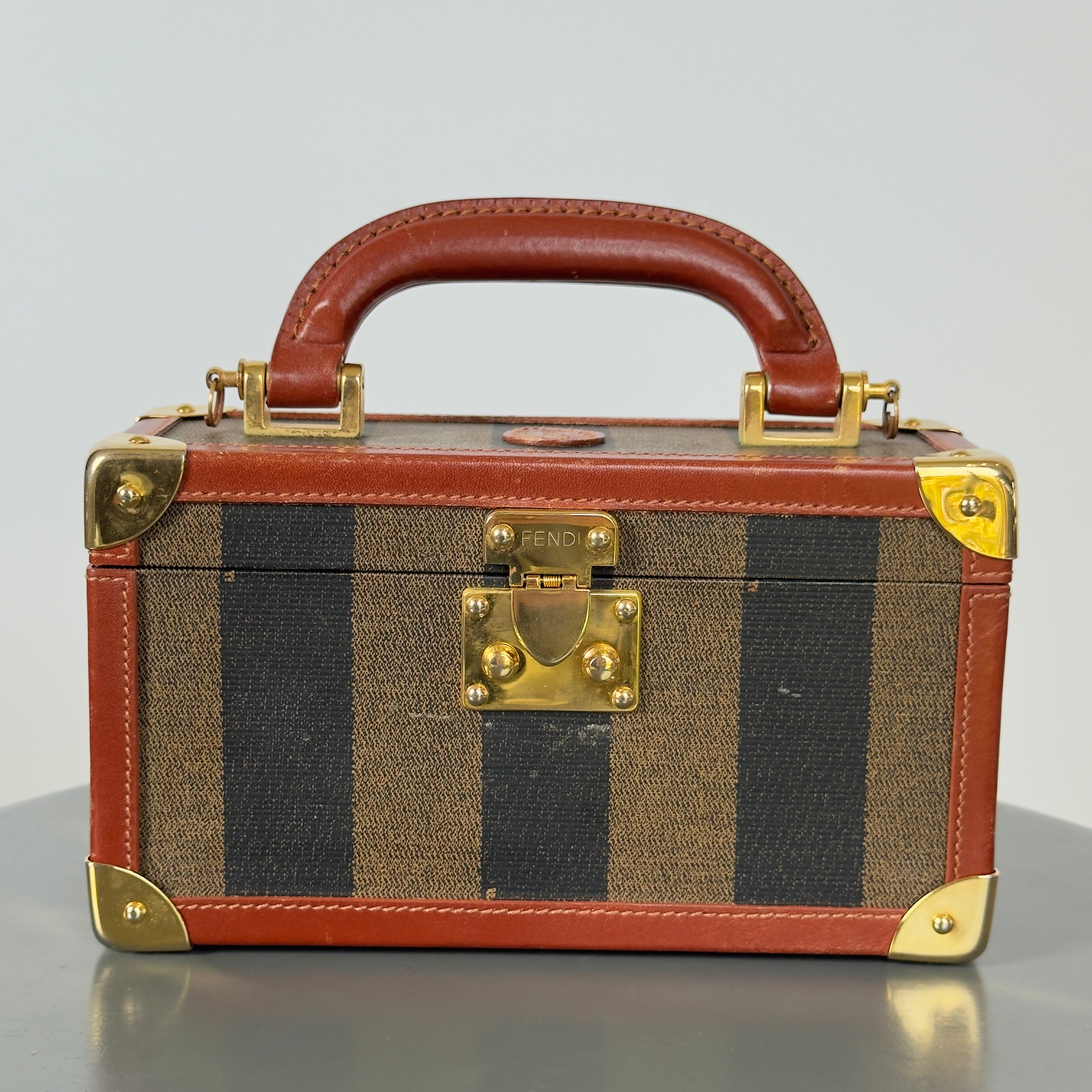 Rare Vintage Fendi Mini Pequin Hardcase - Queen May