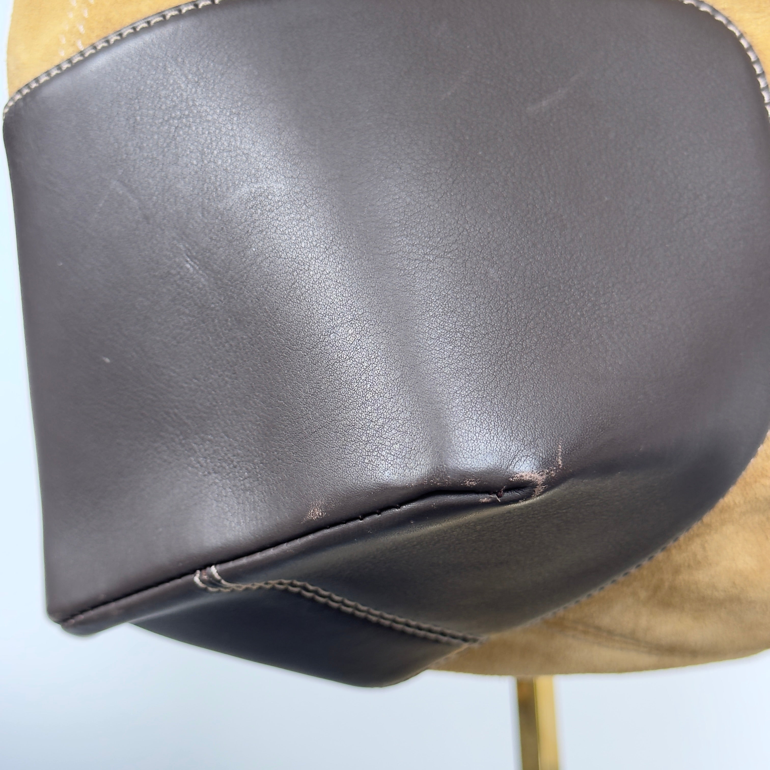 Loewe Suede Anagram Shoulder Bag - Queen May