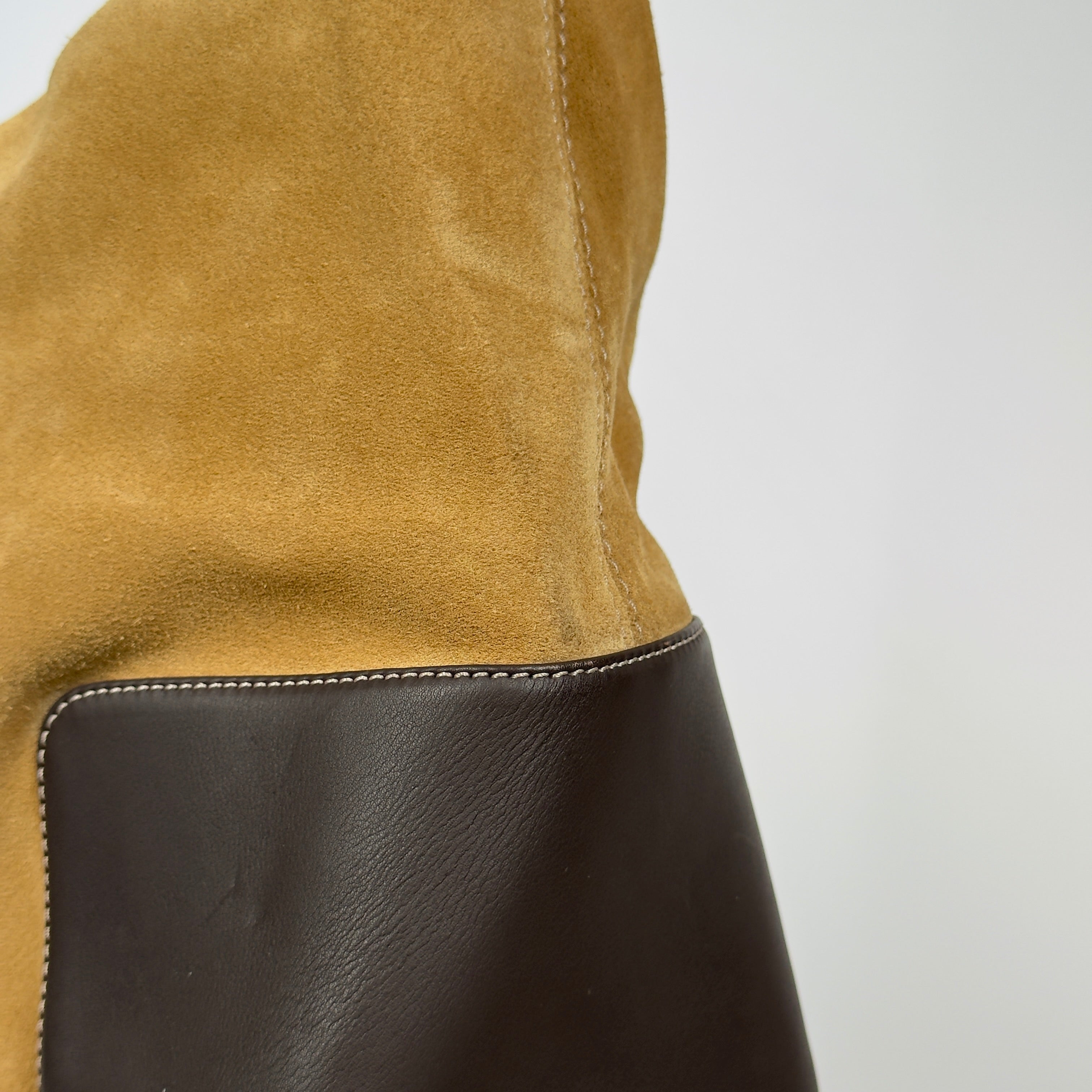 Loewe Suede Anagram Shoulder Bag - Queen May
