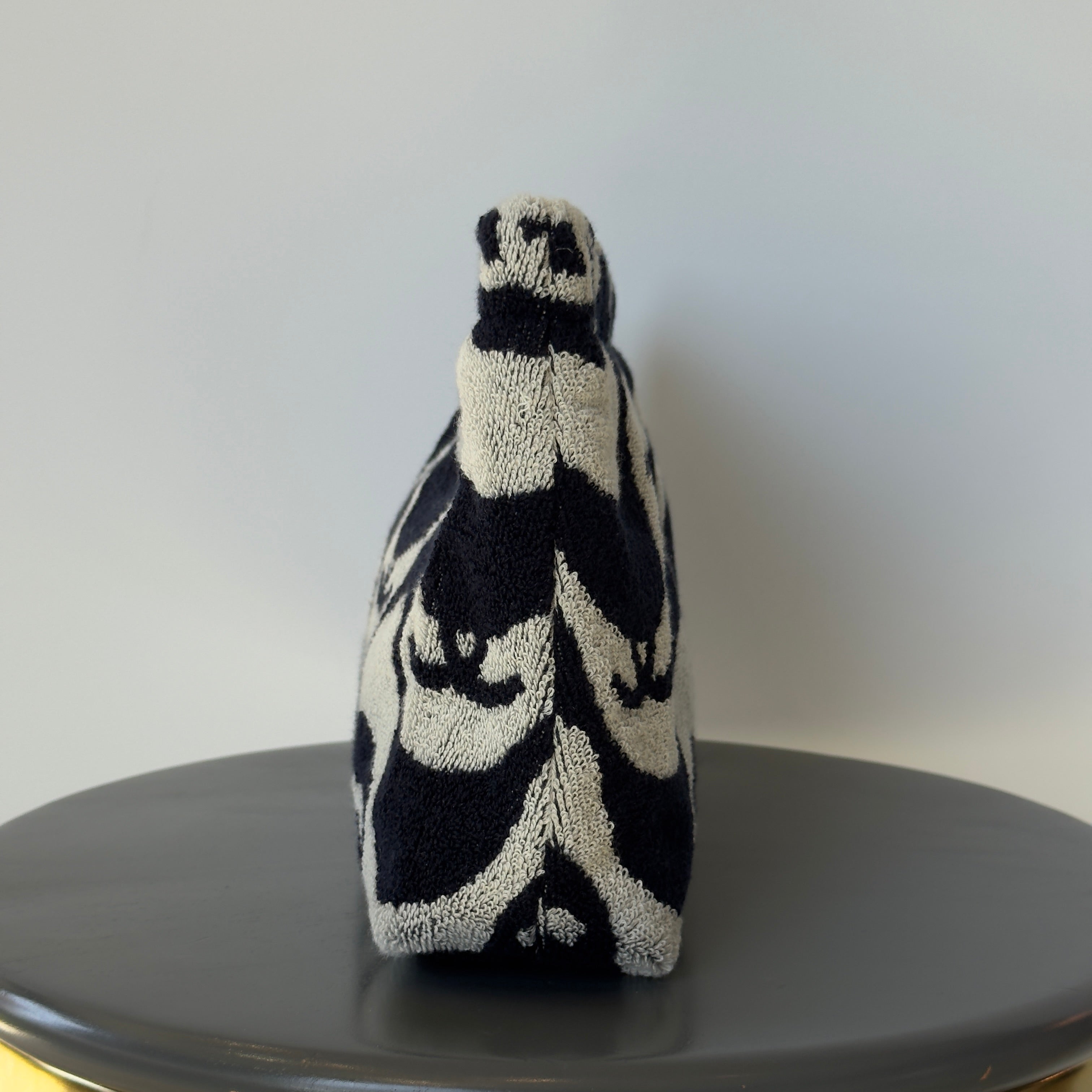 Lady Cuir x Queen May The CC Wave Clutch Blue and Navy - Queen May