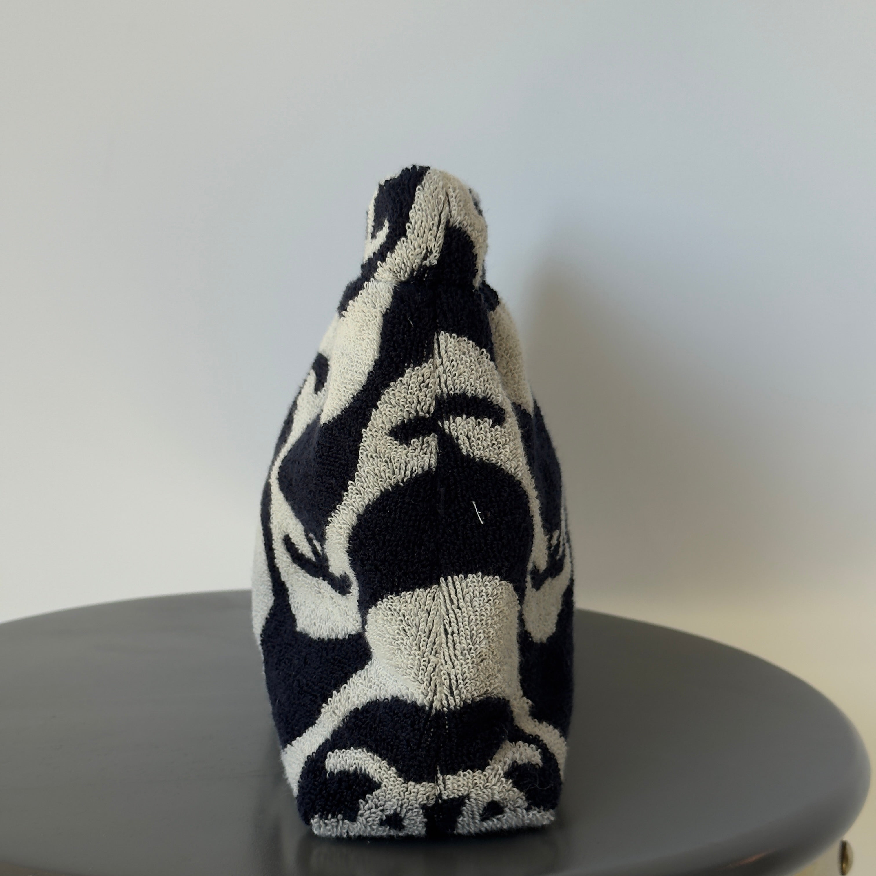 Lady Cuir x Queen May The CC Wave Clutch Blue and Navy - Queen May