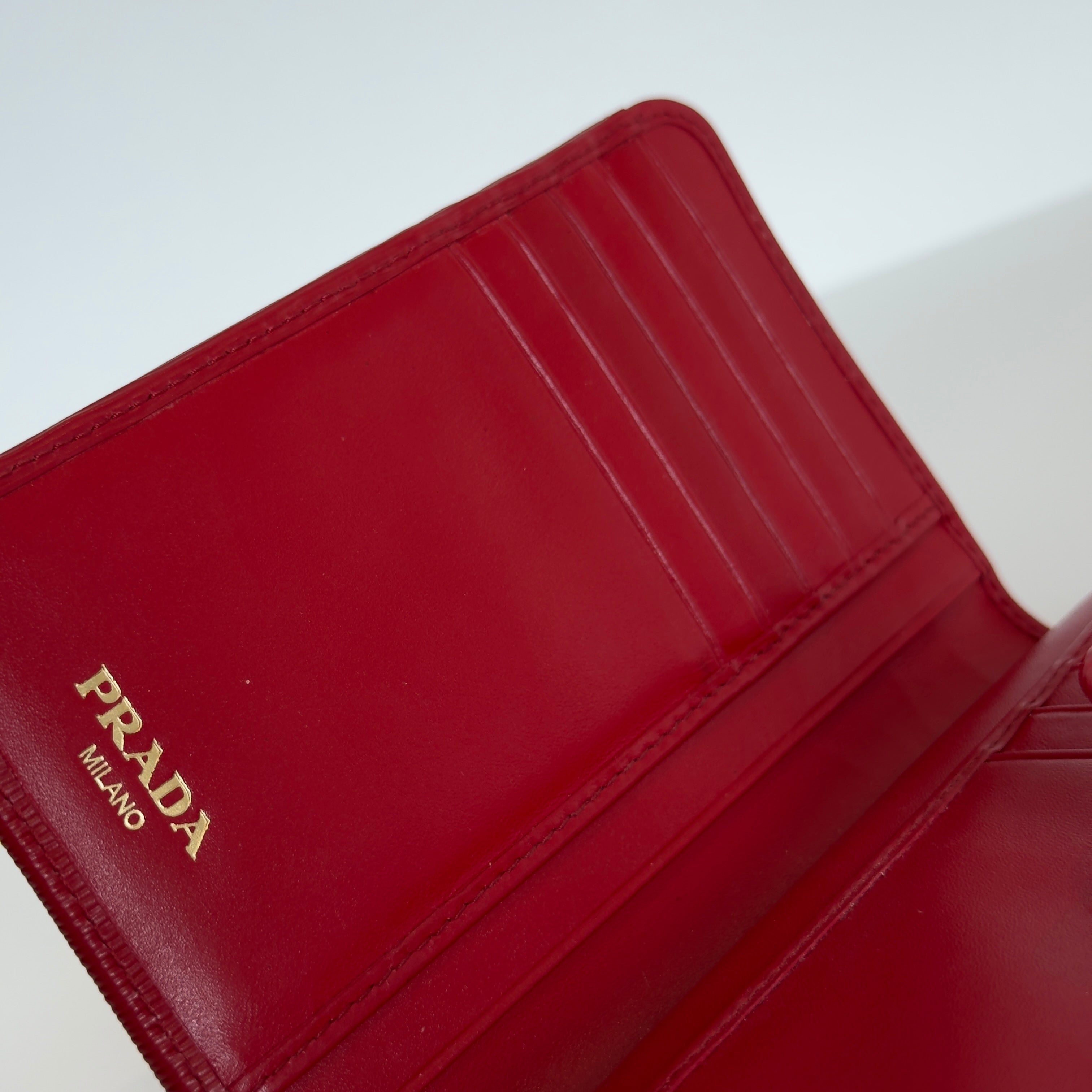 Prada Saffiano Continental Wallet - Queen May