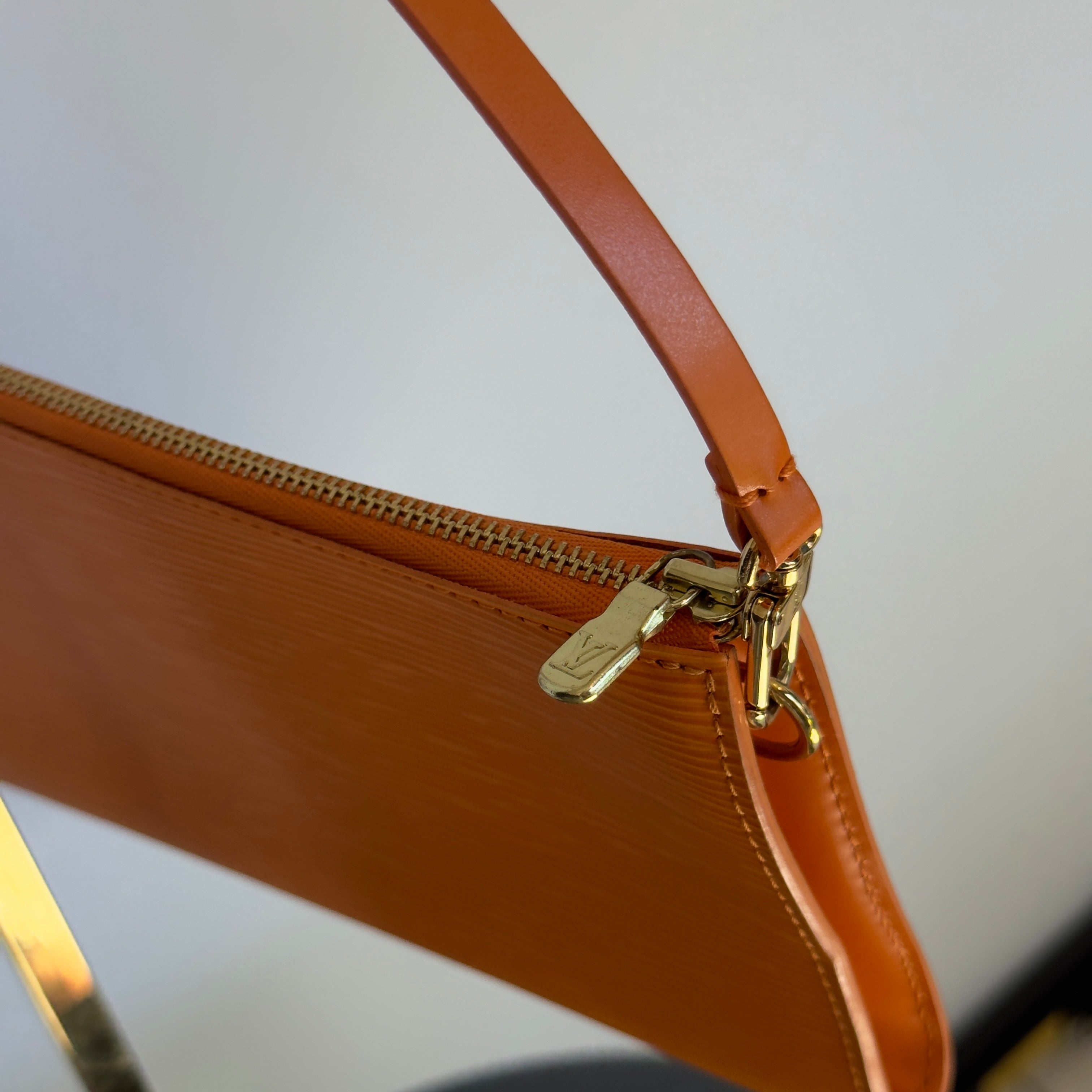 Louis Vuitton Epi Leather Papillon Pochette Orange - Queen May