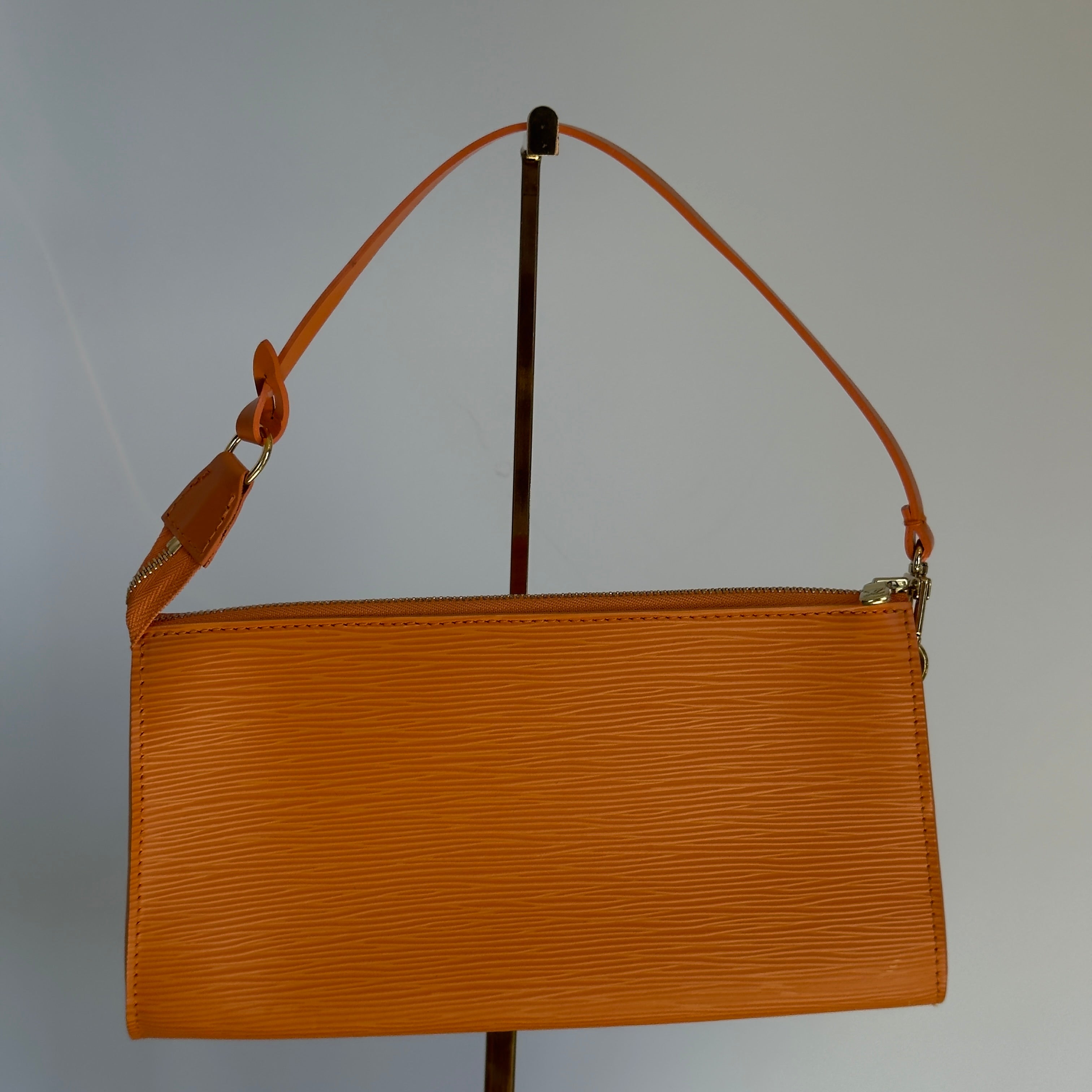 Louis Vuitton Epi Leather Papillon Pochette Orange - Queen May
